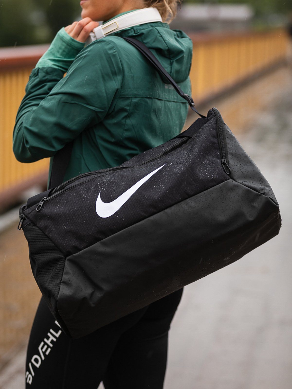 Nike Brasilia Training Duffel Bag 41L Black / White