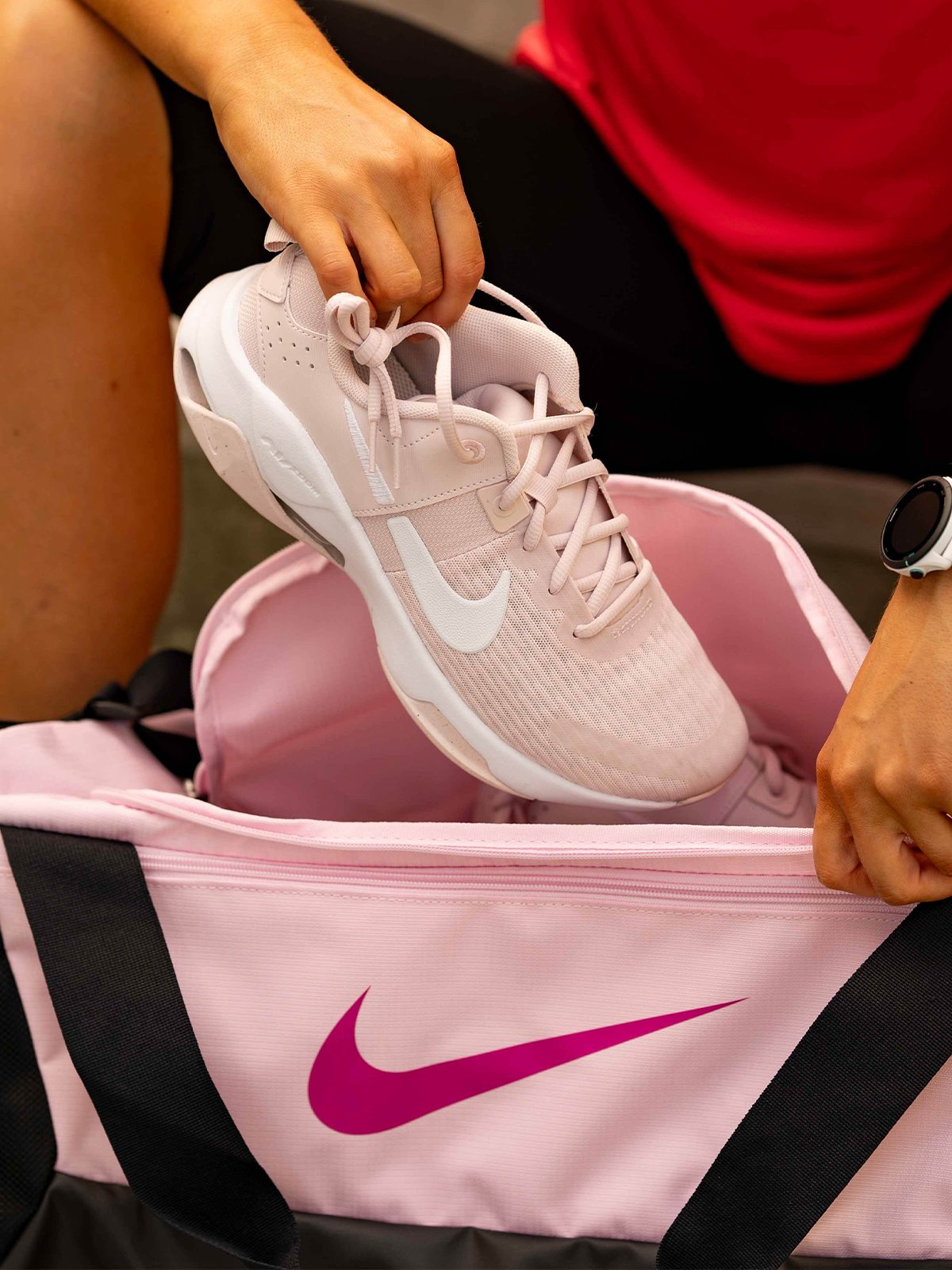 Nike Brasilia Training Duffel Bag 41L Rosa
