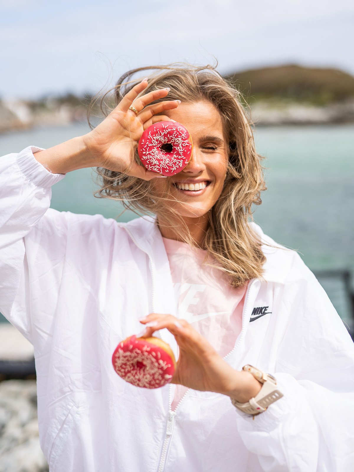 Nike Sportswear Windrunner Jacket Hvit/Hvit/Svart