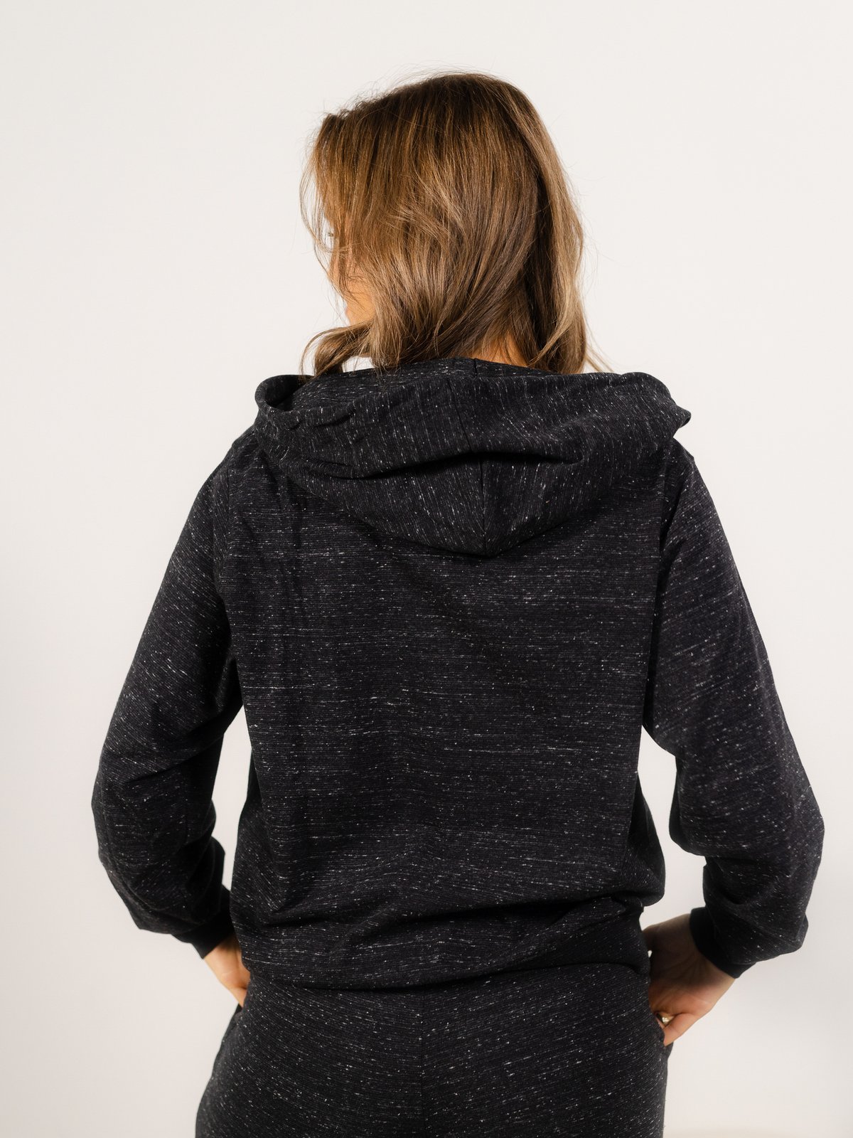 Nike Gym Vintage Full Zip Hoodie Svart/Hvit