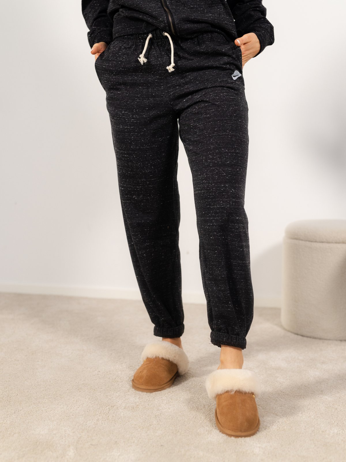 Nike Gym Vintage Pant Svart/Hvit