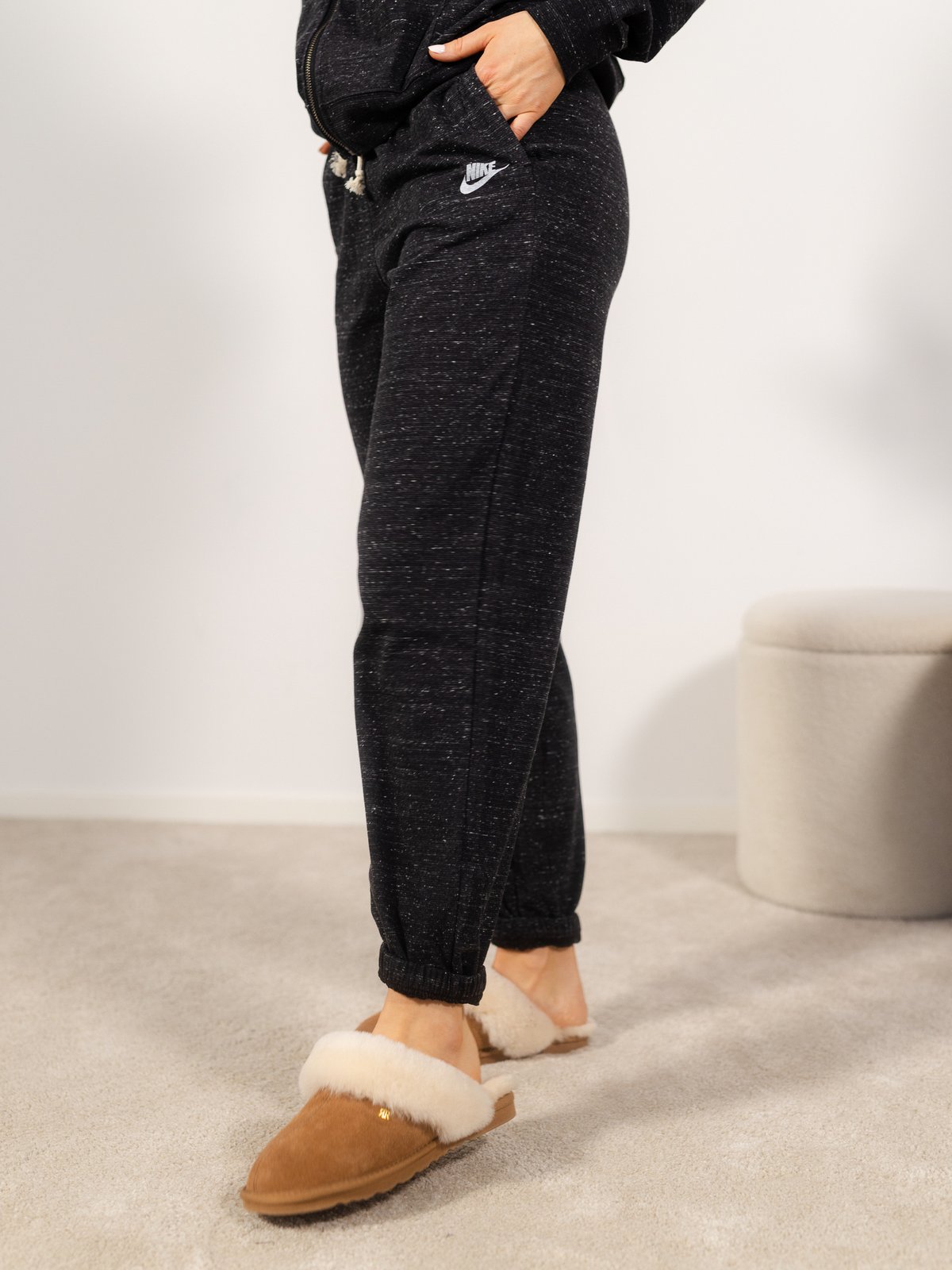 Nike Gym Vintage Pant Svart/Hvit