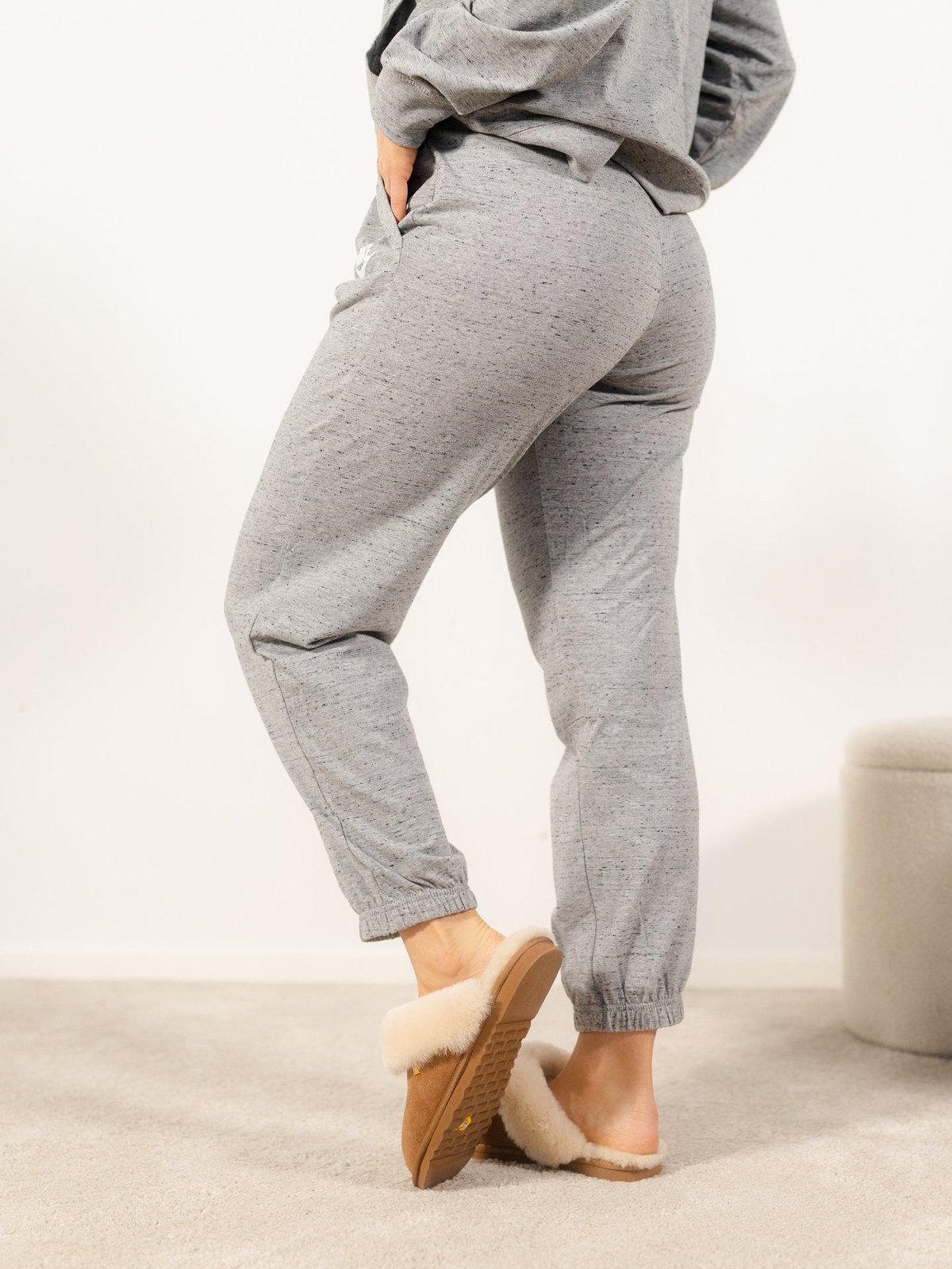 Nike Gym Vintage Pant Dark Grey Heather/White