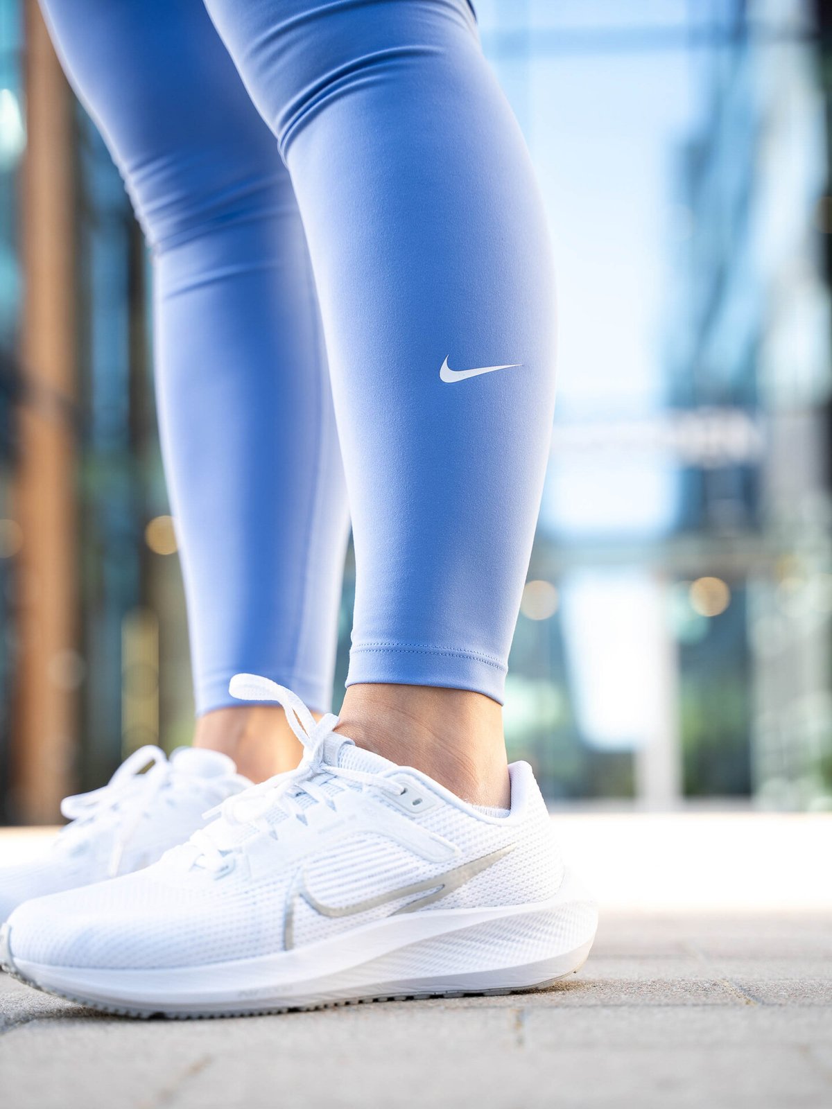 Nike One Dri-Fit High-Rise Tight Polar / White
