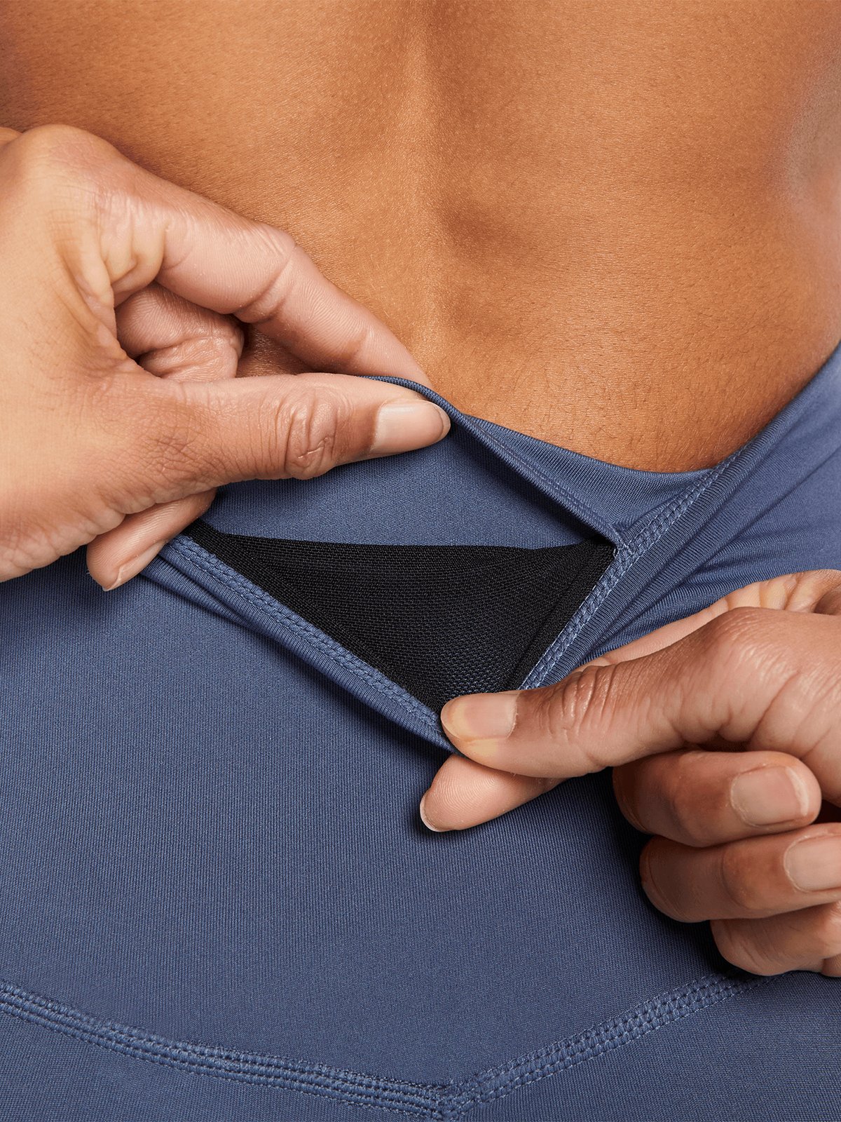 Nike One Dri-Fit High-Rise Tight Diffused Blue/White