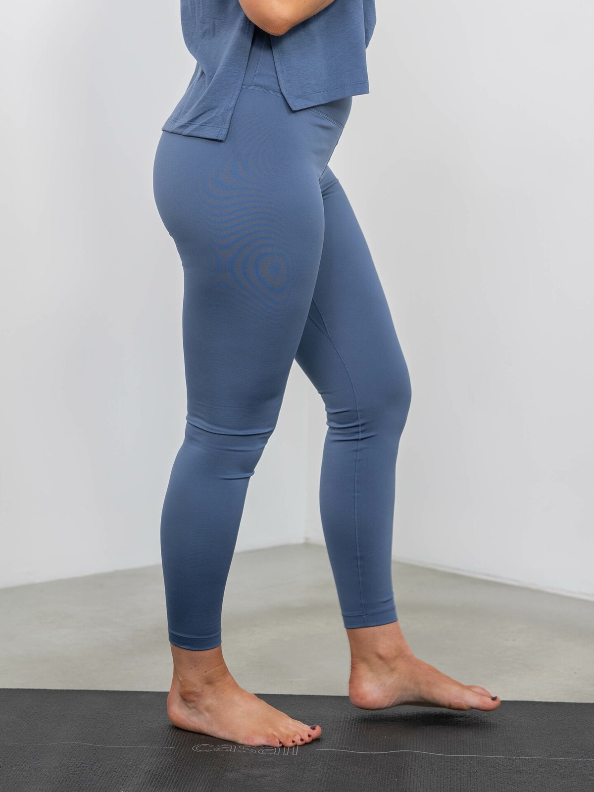 Nike One Dri-Fit High-Rise Tight Diffused Blue/White