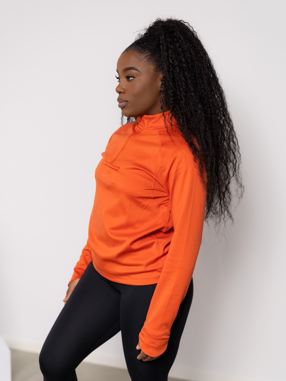 Nike Dri-Fit Element Trail Halfzip Mantra Orange/Bright Crimson/Bright Crimson