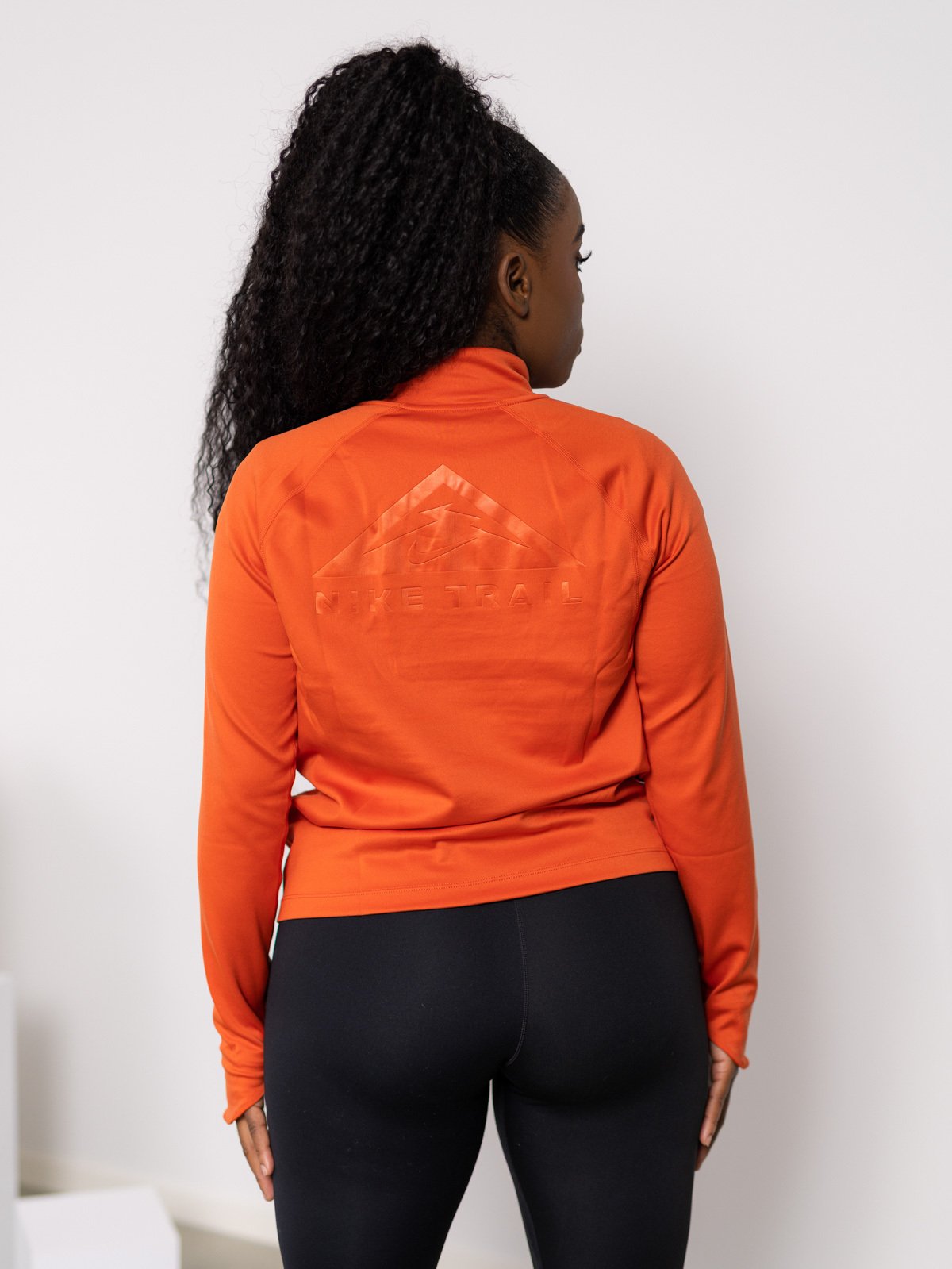 Nike Dri-Fit Element Trail Halfzip Mantra Orange/Bright Crimson/Bright Crimson