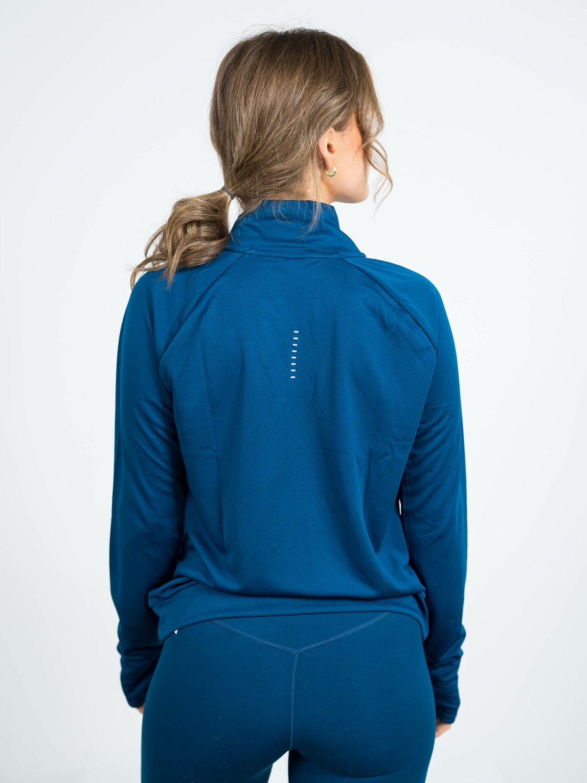 Nike Dri-Fit Swoosh Run Halfzip Valerian Blue/Reflective Silver/White