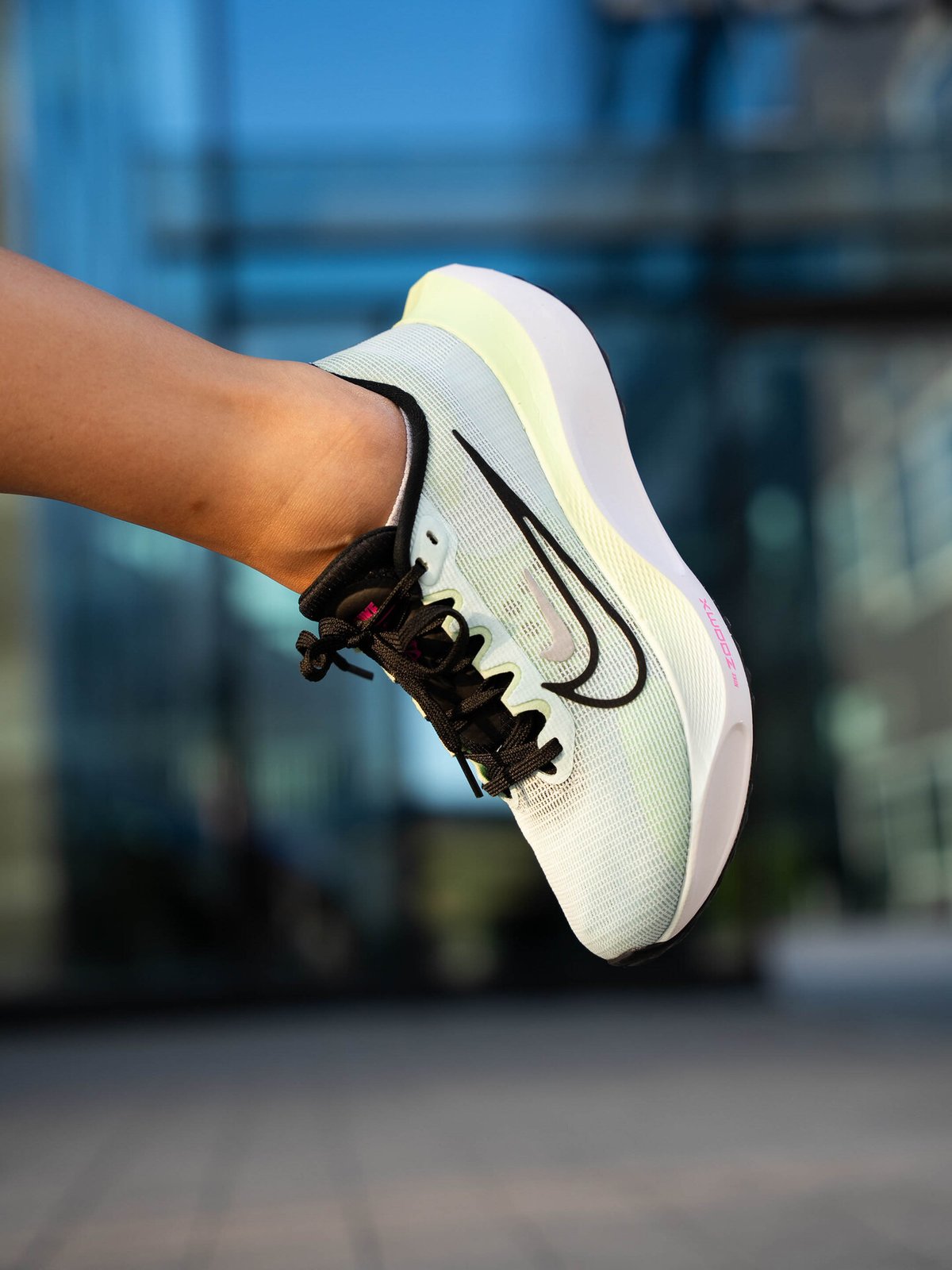 Nike Zoom Fly 5 Glacier Blue / Black / Vapor Green