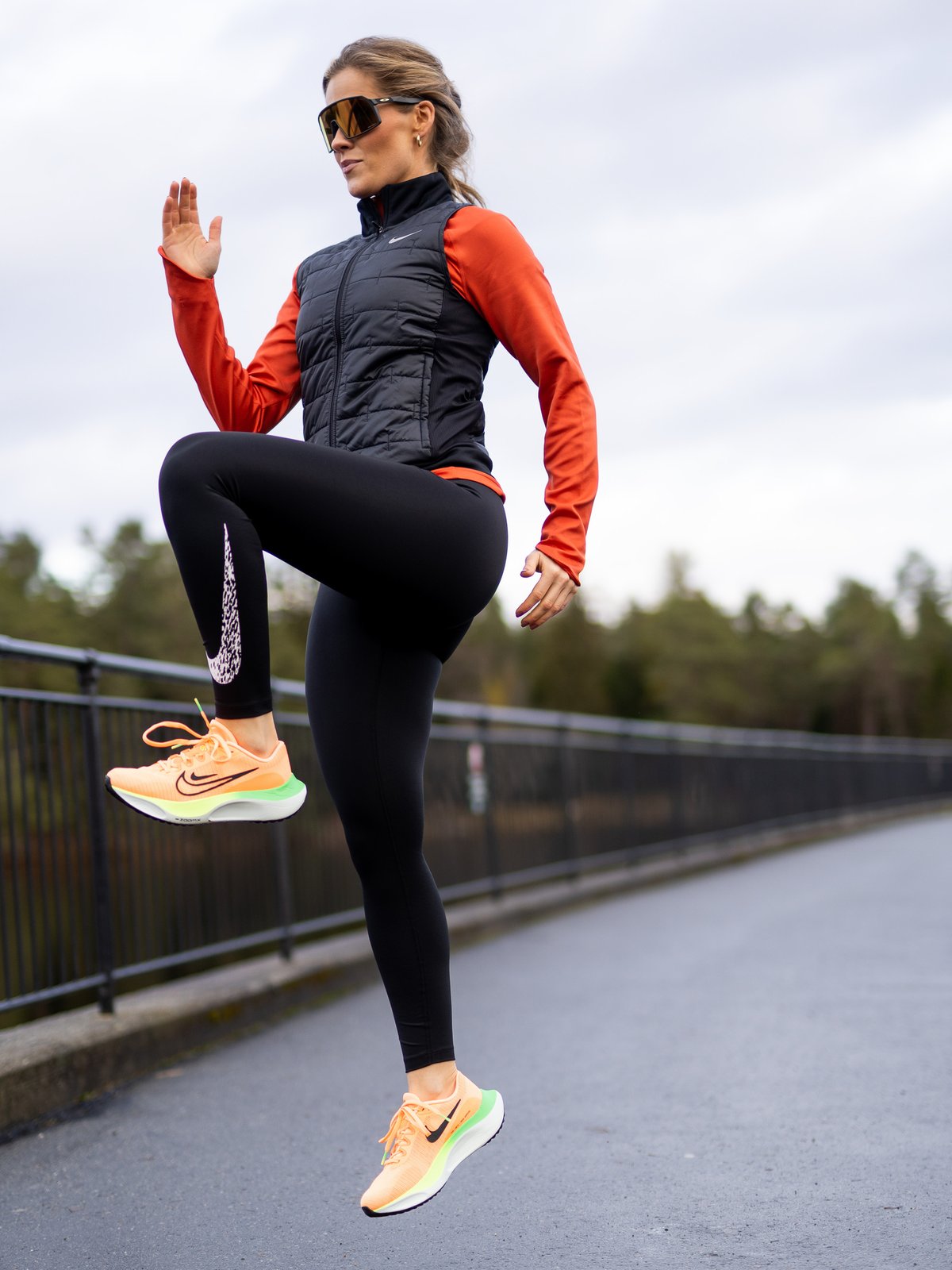 Nike Zoom Fly 5 Total Orange/Bright Crimson/Hvit/Svart