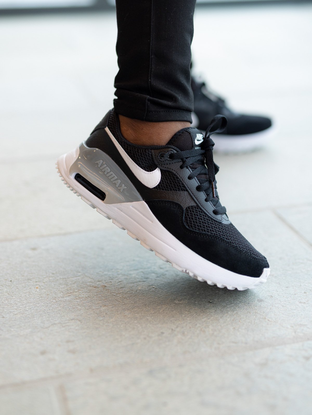 Nike Air Max System Black/White-Wolf Grey