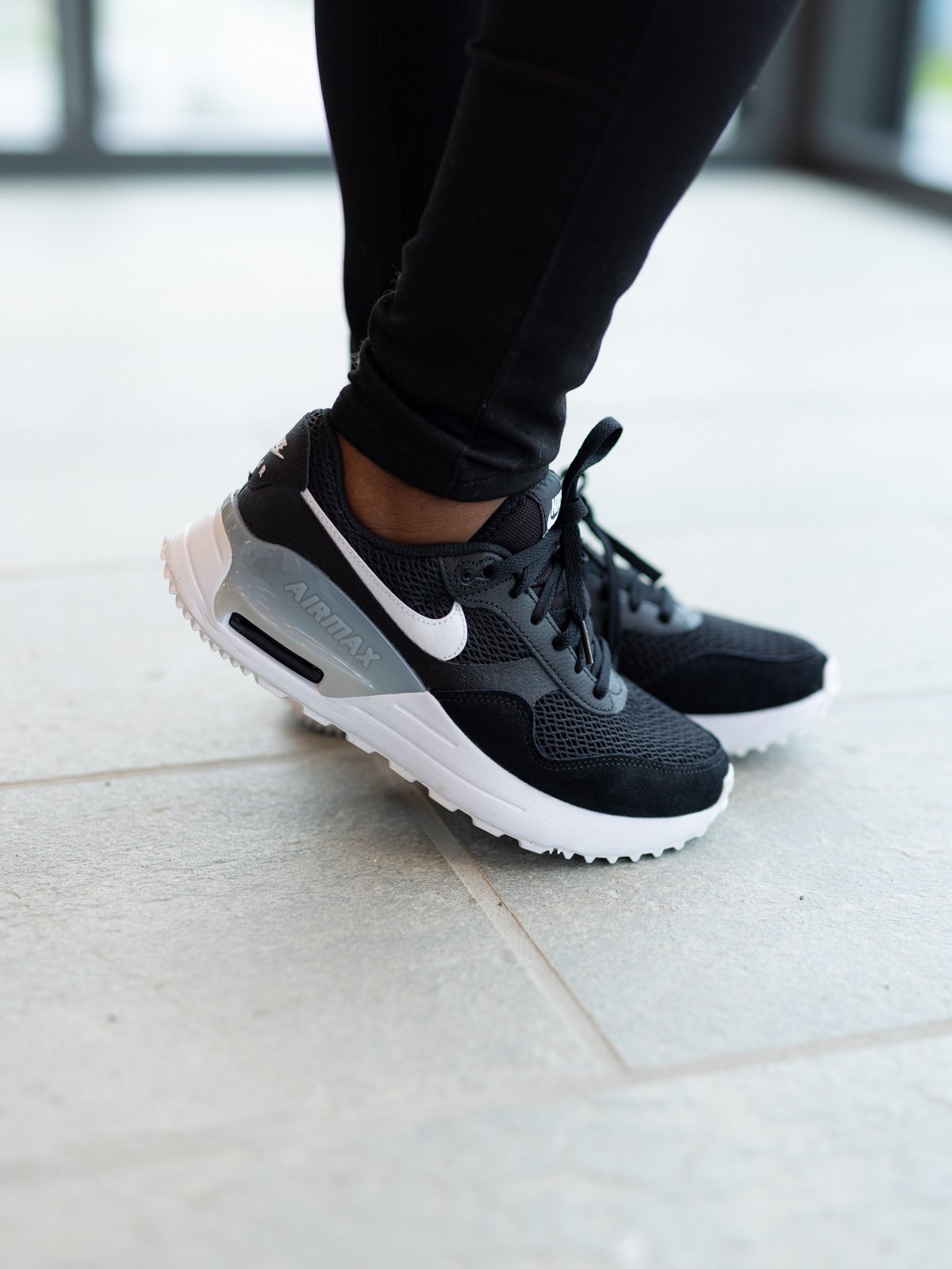 Nike Air Max System Black/White-Wolf Grey