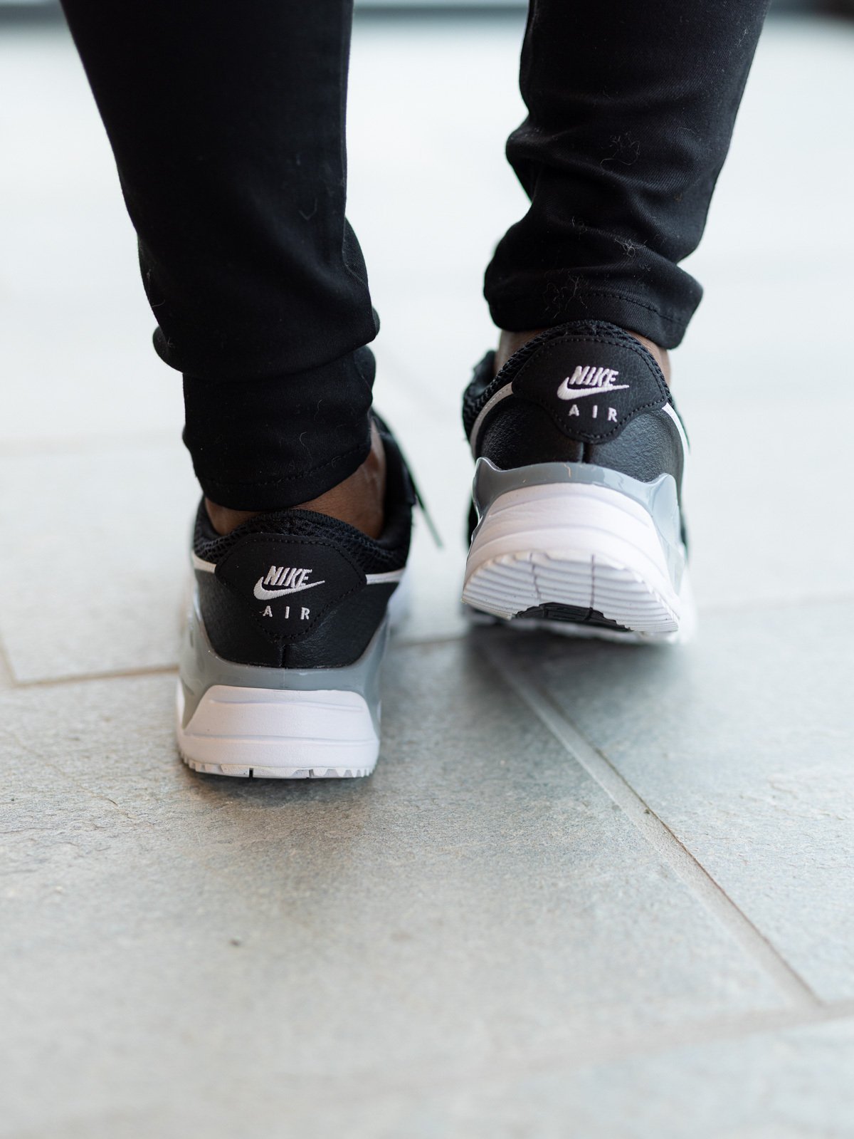 Nike Air Max System Black/White-Wolf Grey