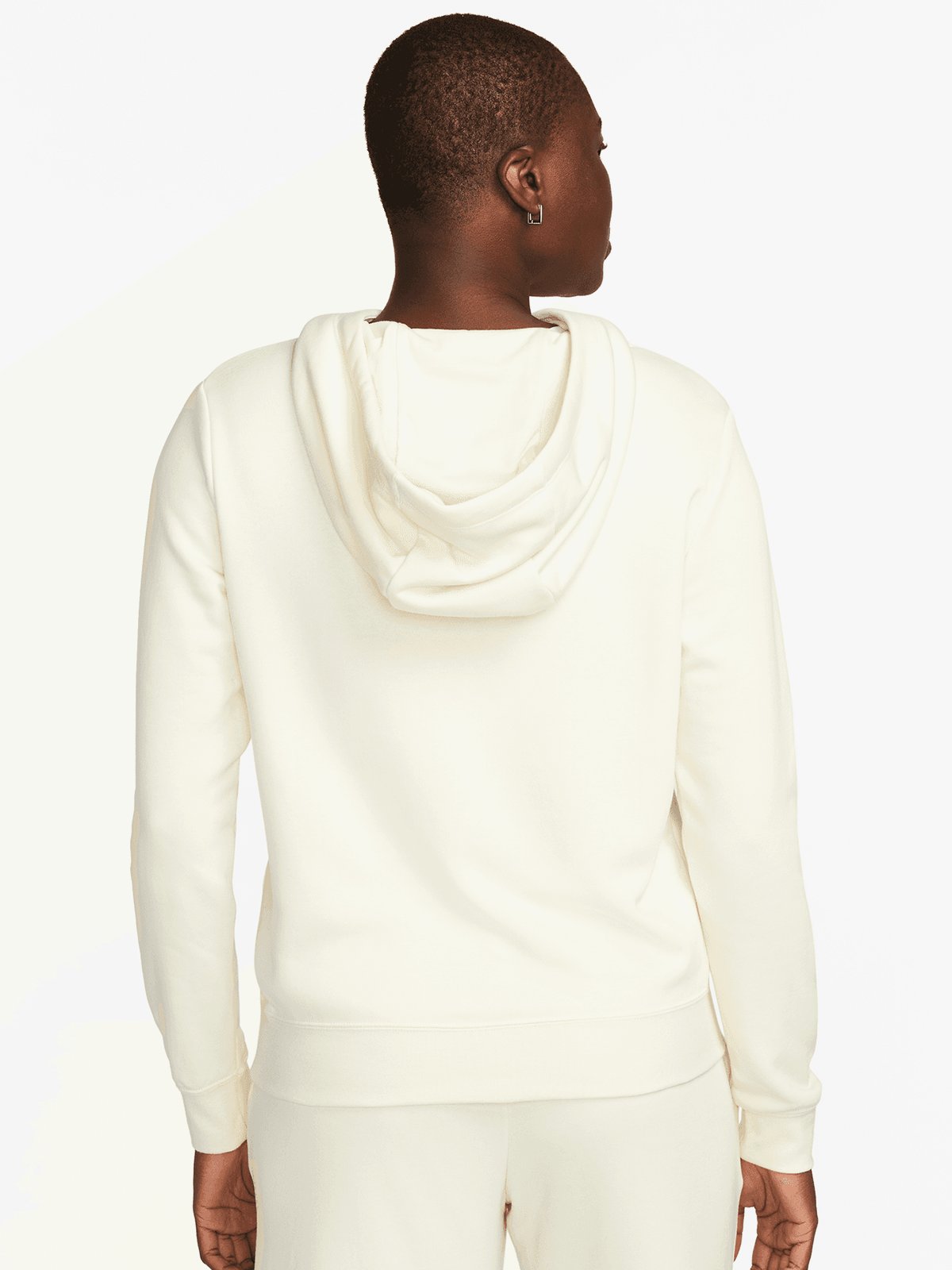 Nike Club Fleece FNL Hoodie Hvit