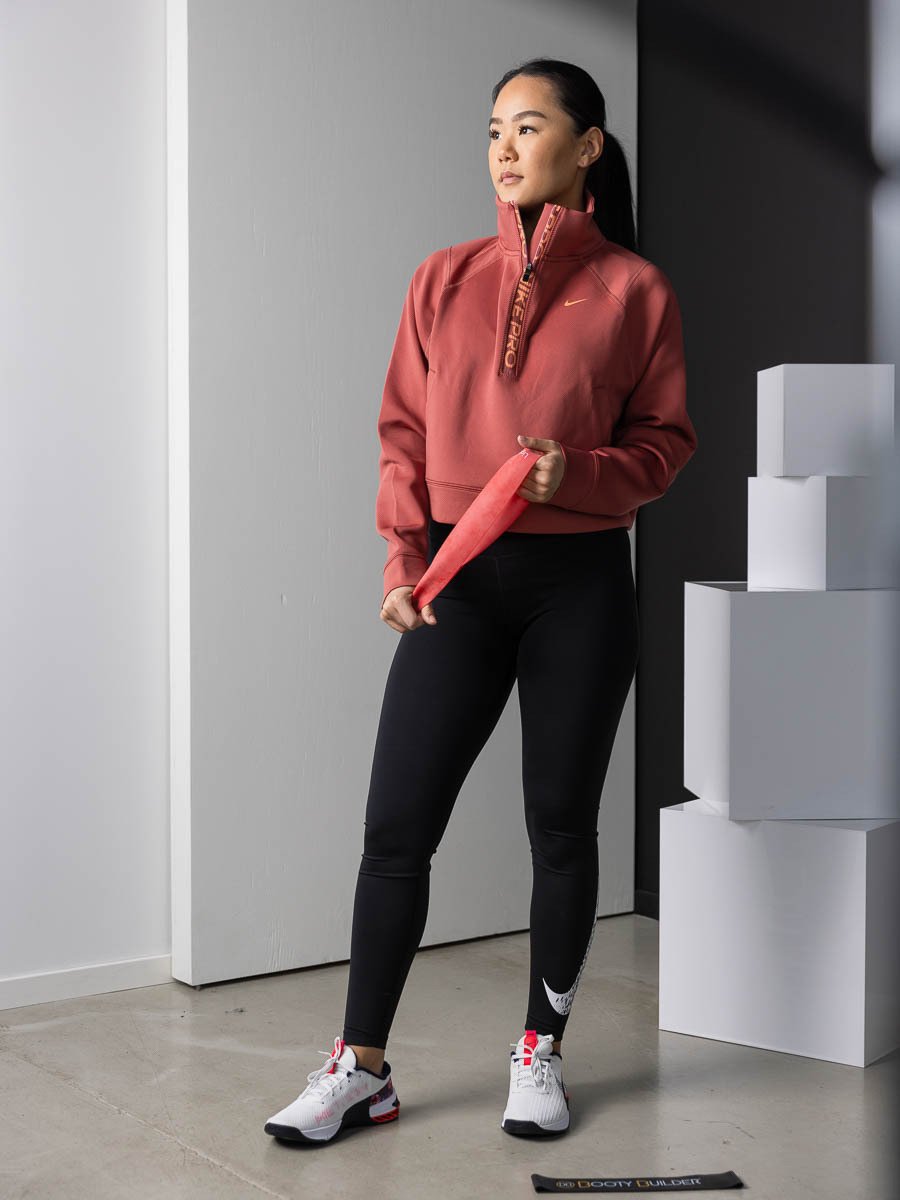 Nike Dri-Fit Haze Top Femme Red