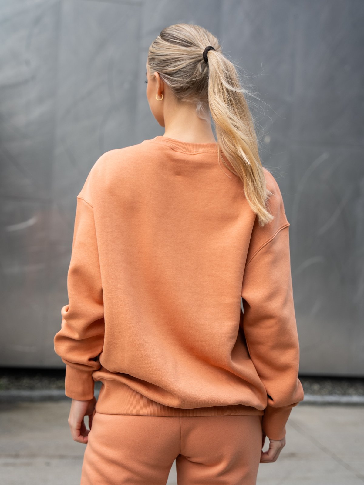 Nike Phoenix Oversized Crew Amber Brown / Sail