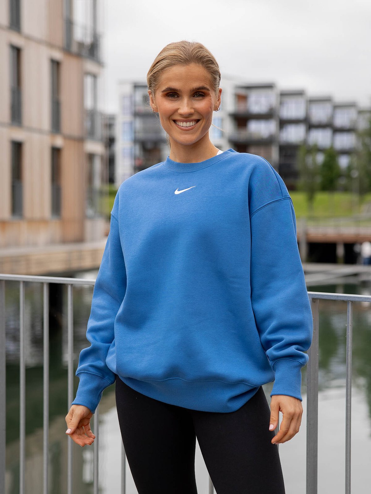 Nike Phoenix Oversized Crew Star Blue / Sail