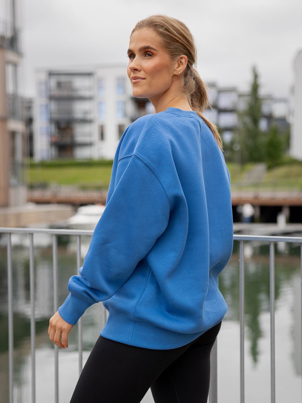 Nike Phoenix Oversized Crew Star Blue / Sail