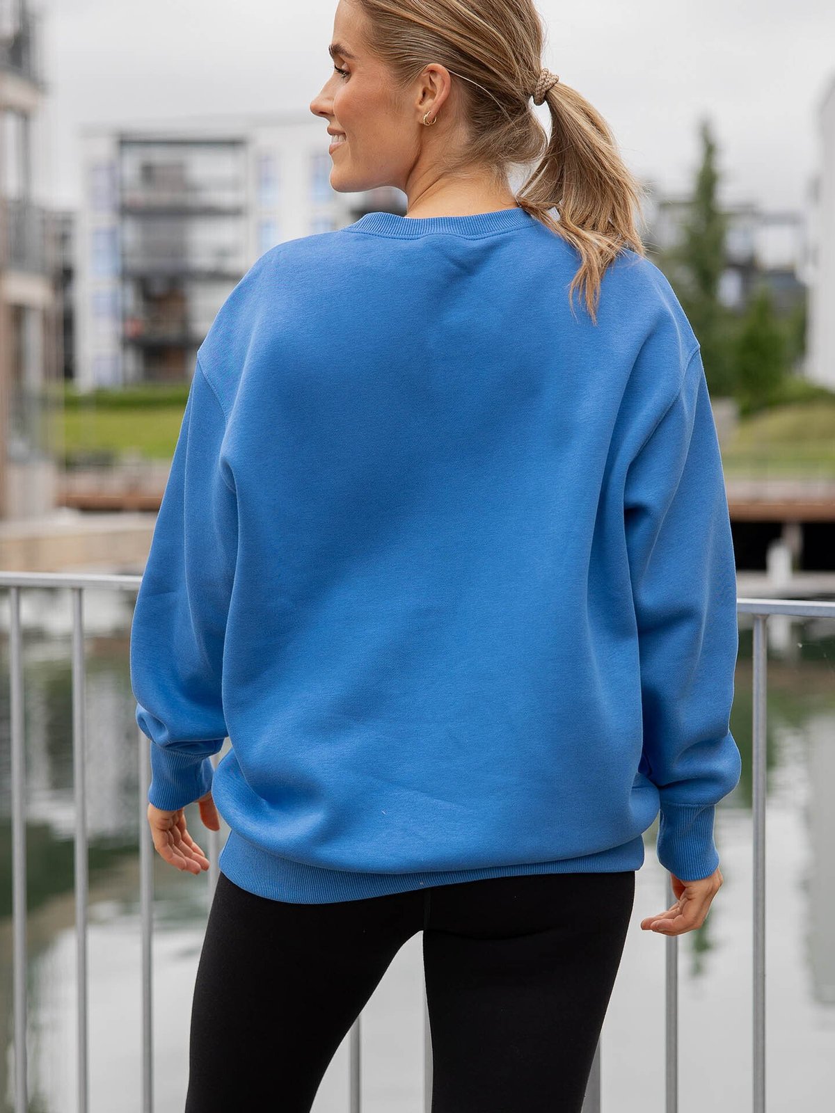 Nike Phoenix Oversized Crew Star Blue / Sail