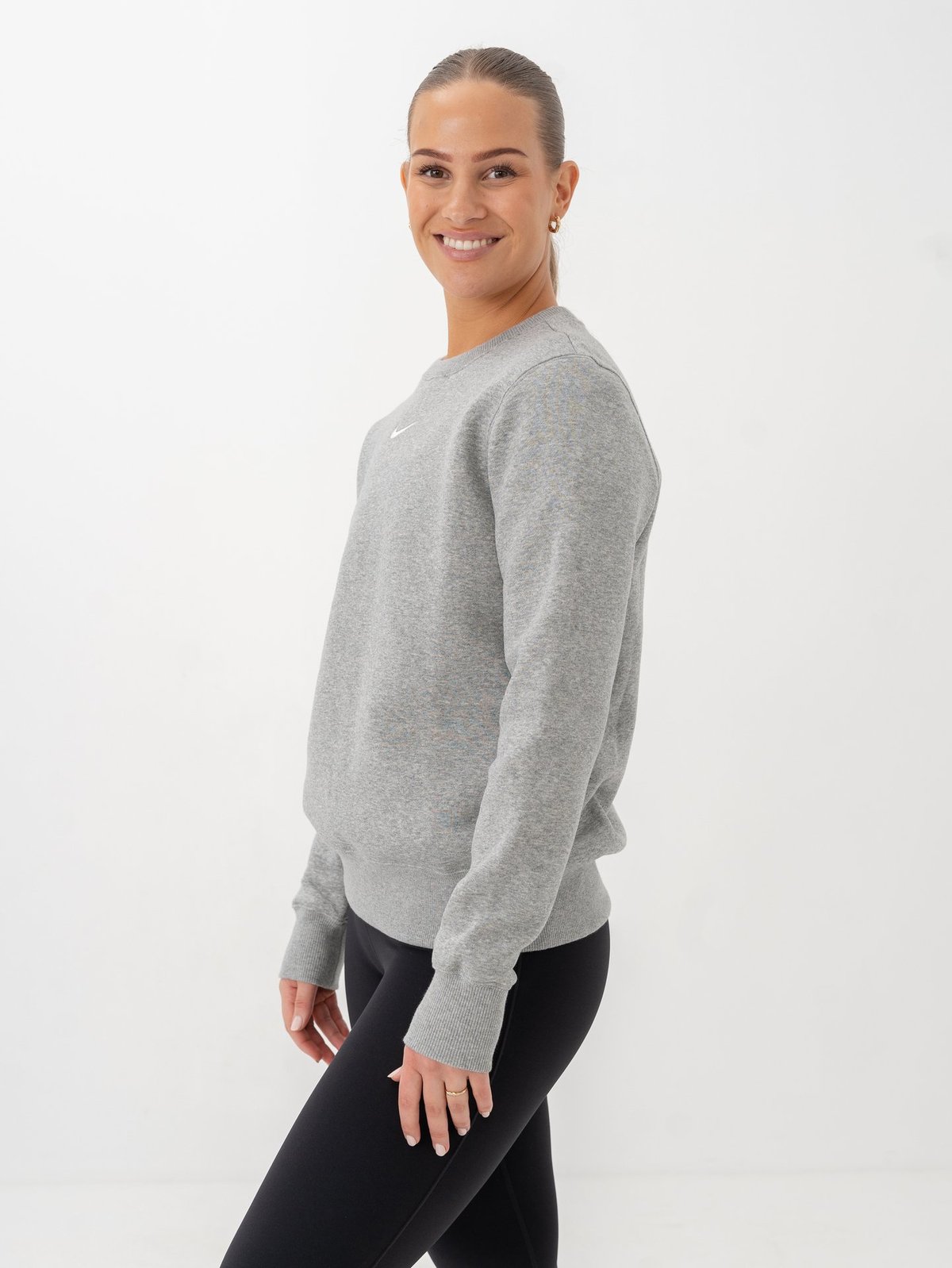 Nike Pheonix Fleece Standard Crew Dark Grey Heather / Sail