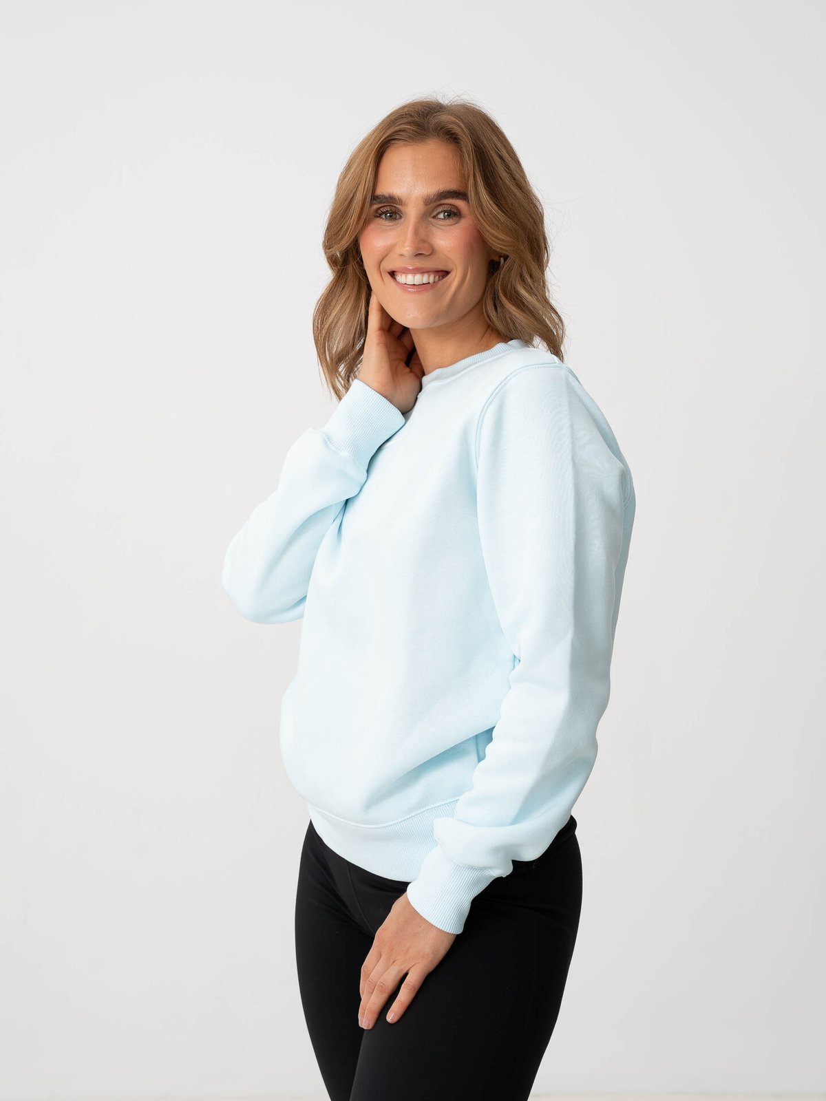 Nike Pheonix Fleece Standard Crew Glacier Blue/Sail