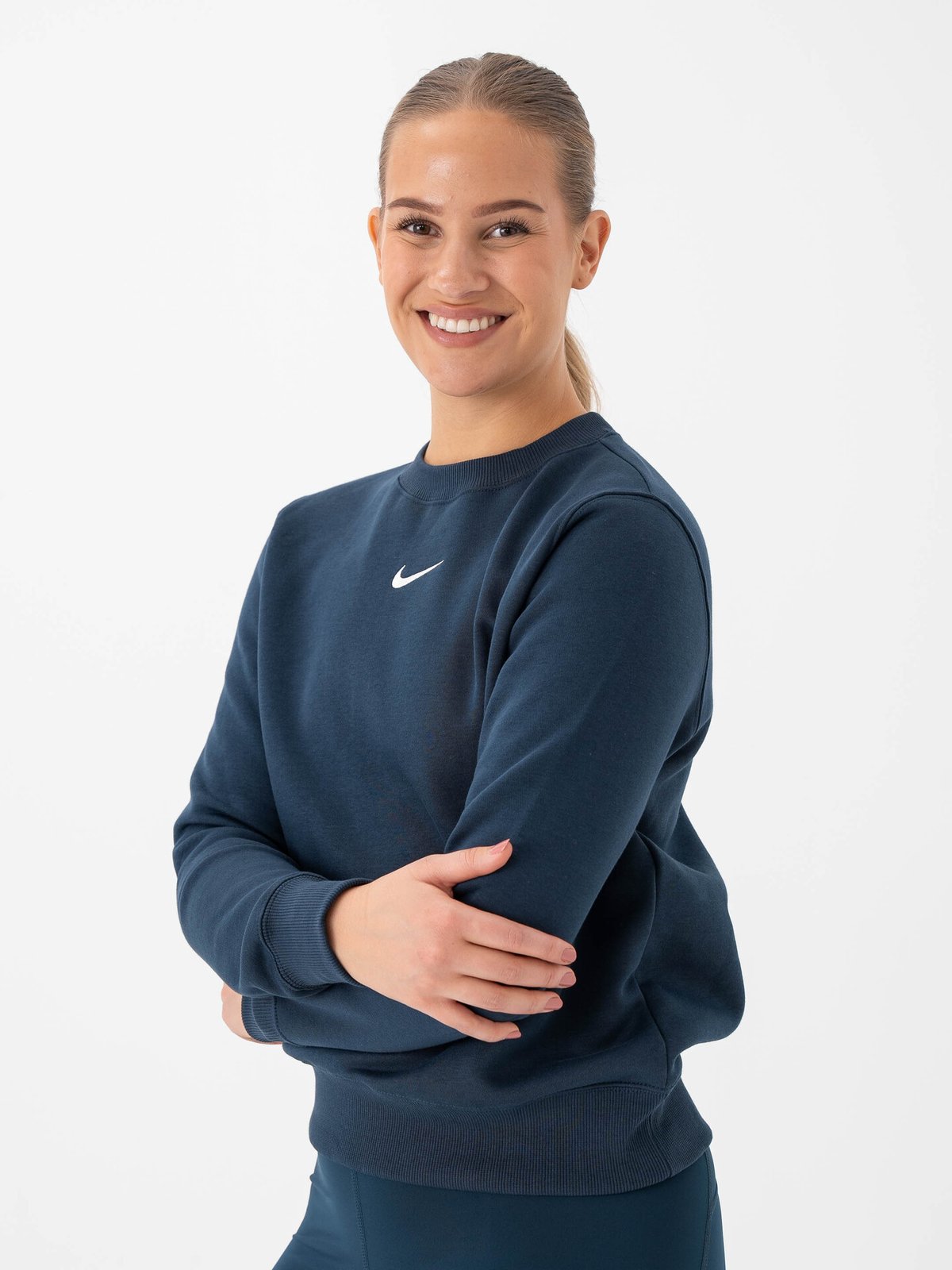 Nike Pheonix Fleece Standard Crew Armory Navy/Sail