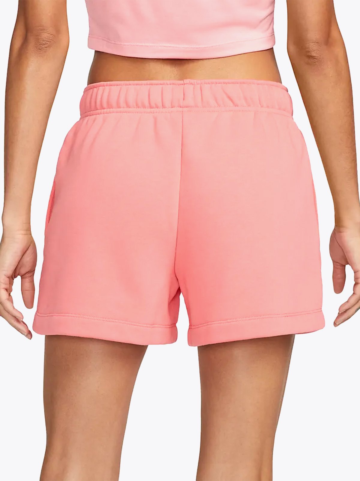 Nike Club Fleece Shorts Sea Coral / White