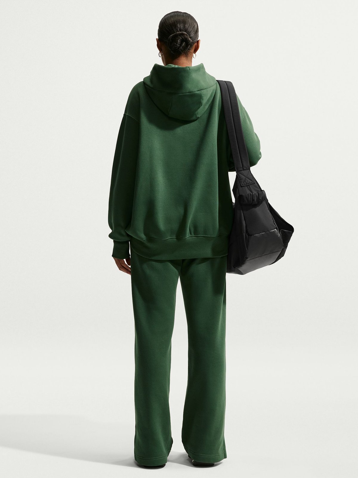 Nike Pheonix Fleece Over-Sized Pullover Hoodie Grønn