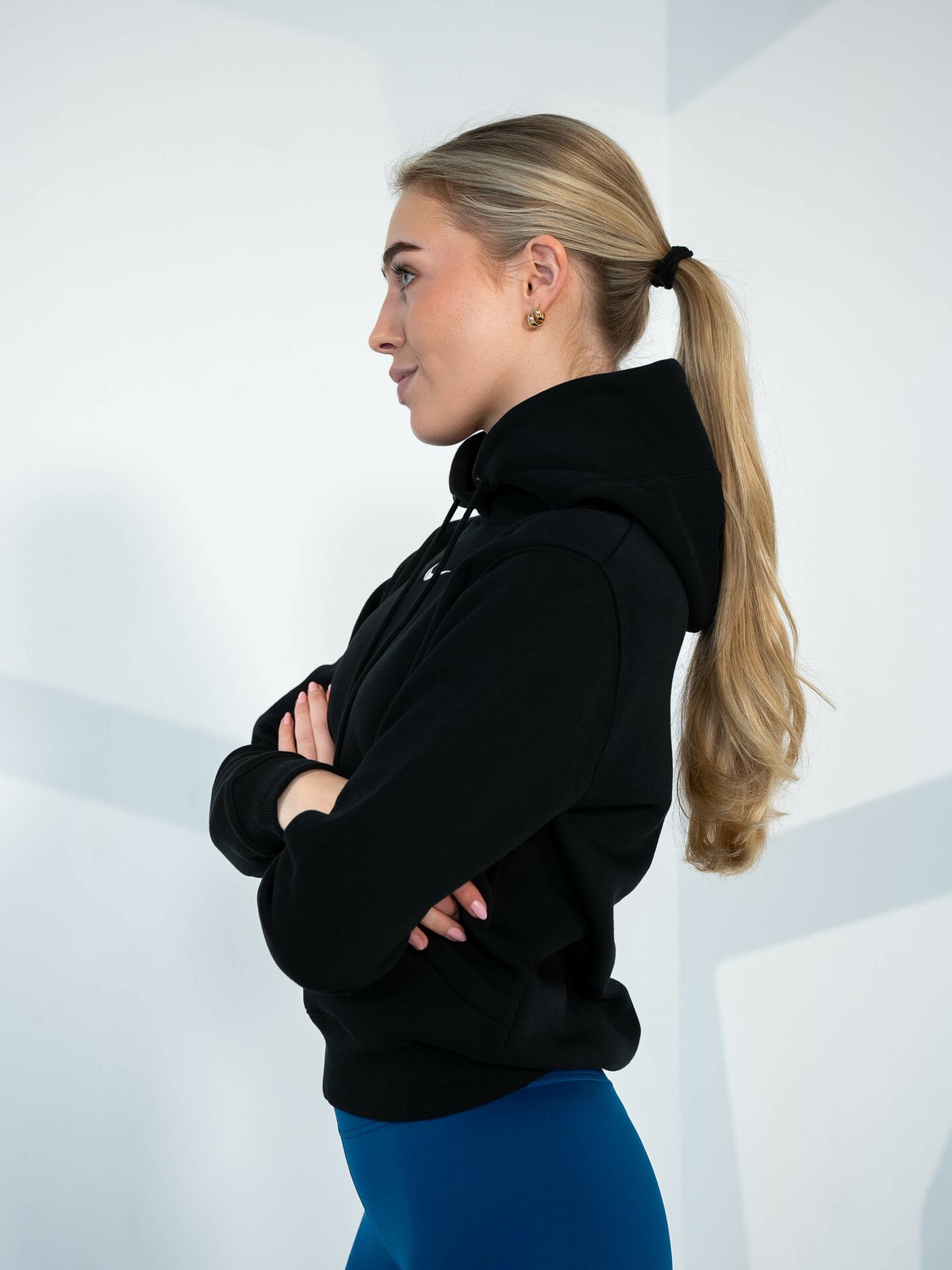 Nike Pheonix Fleece Std Hoodie Black