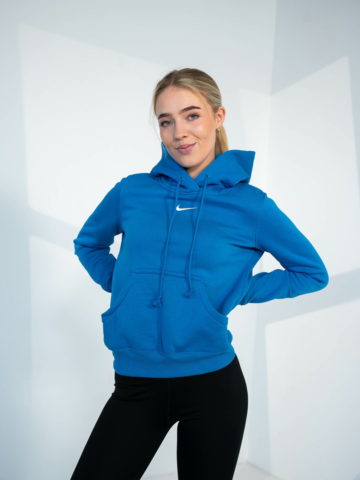 Nike Pheonix Fleece Std Hoodie Star Blue / Sail