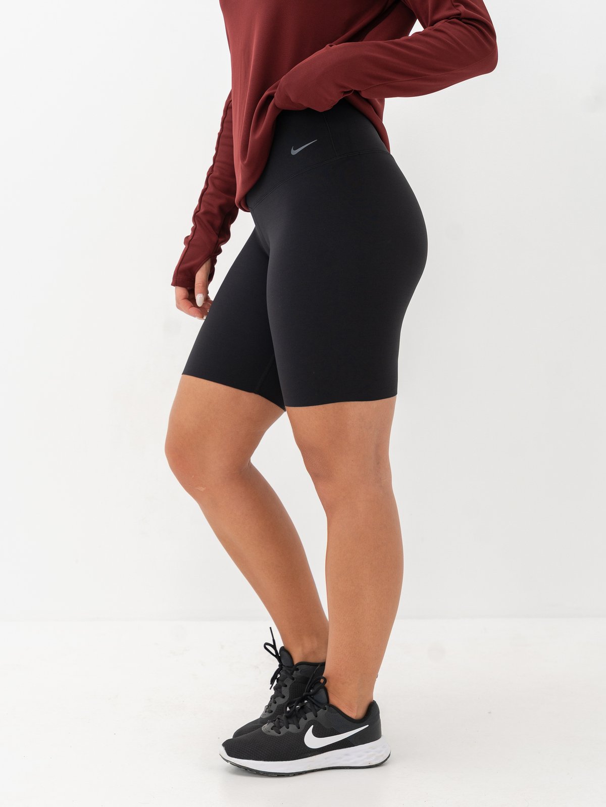 Nike Dri-Fit Zenvy High-Rise 8" Shorts Black