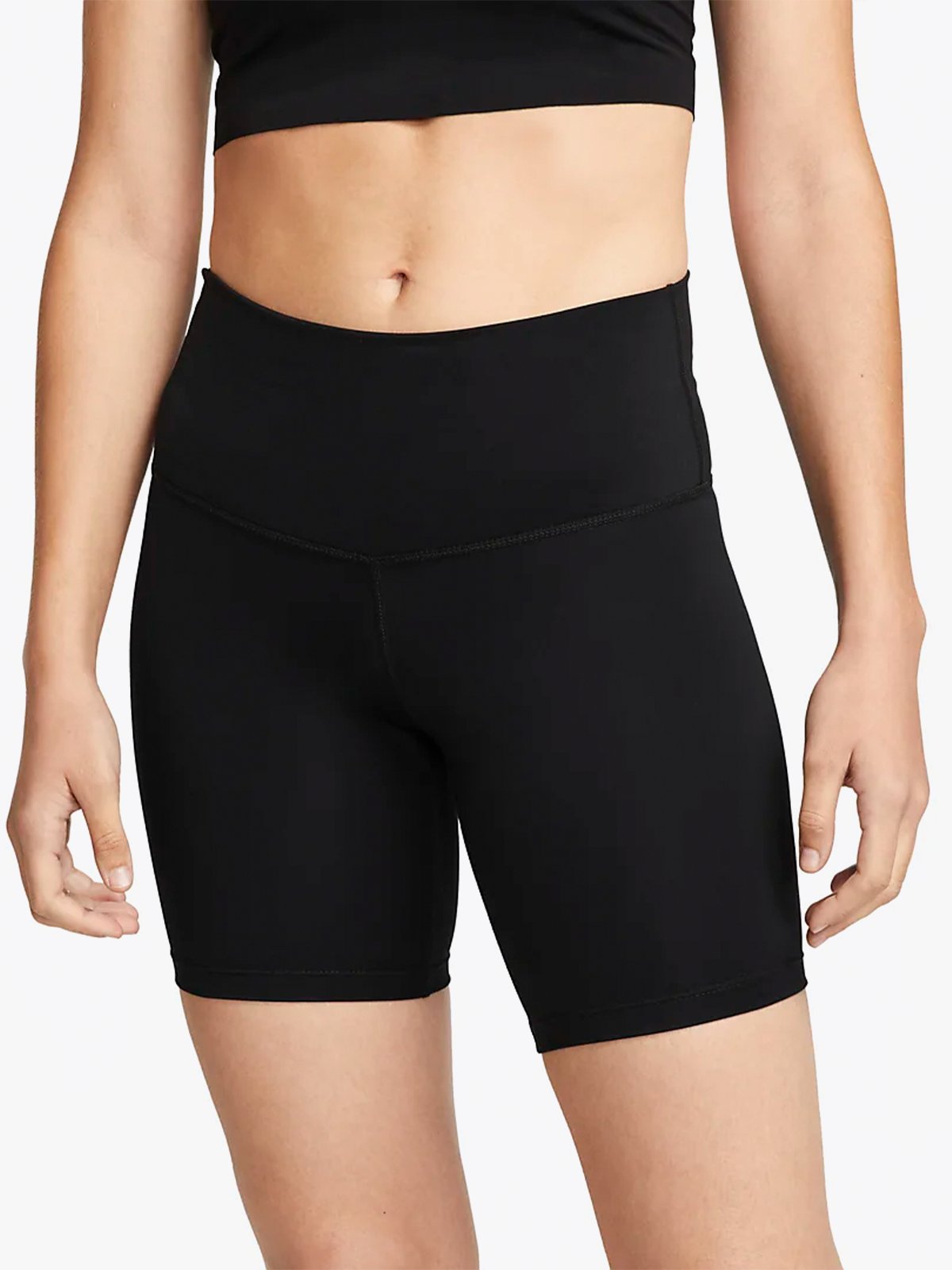 Nike Yoga Dri-Fit High-Rise 7In Shorts Black / Iron Grey