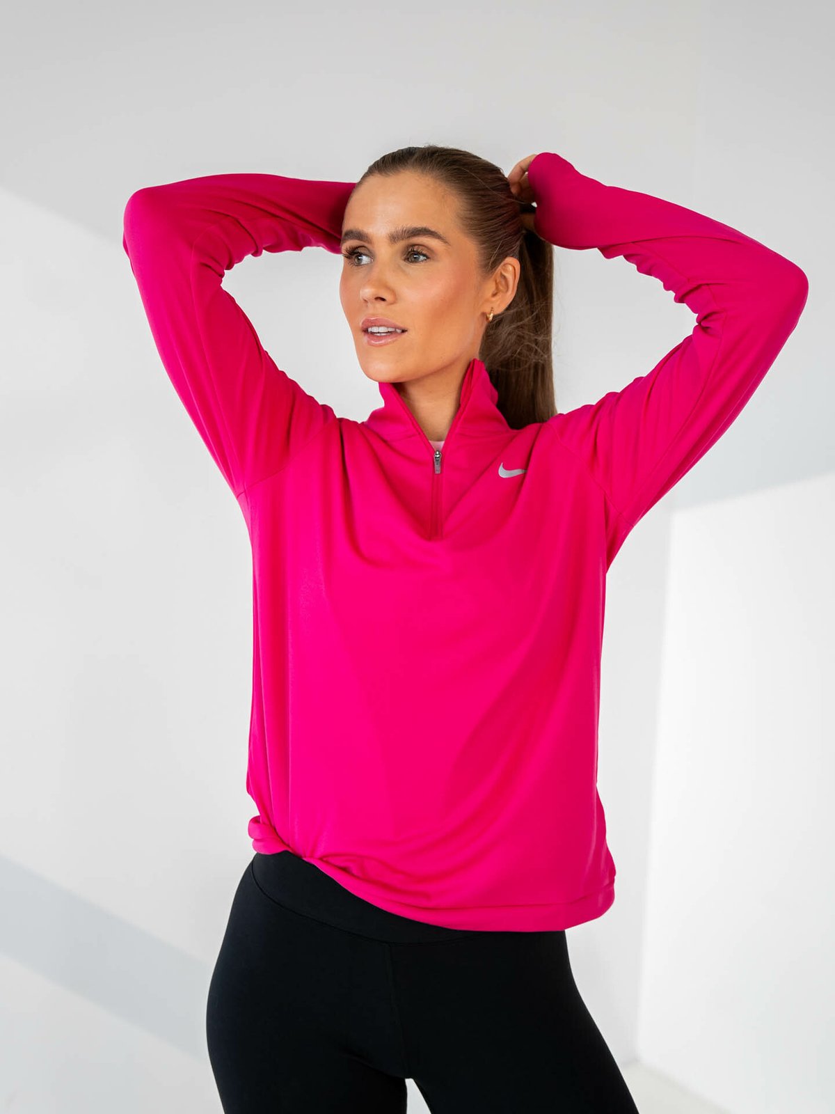 Nike Dri-Fit Pacer Half-Zip Fireberry