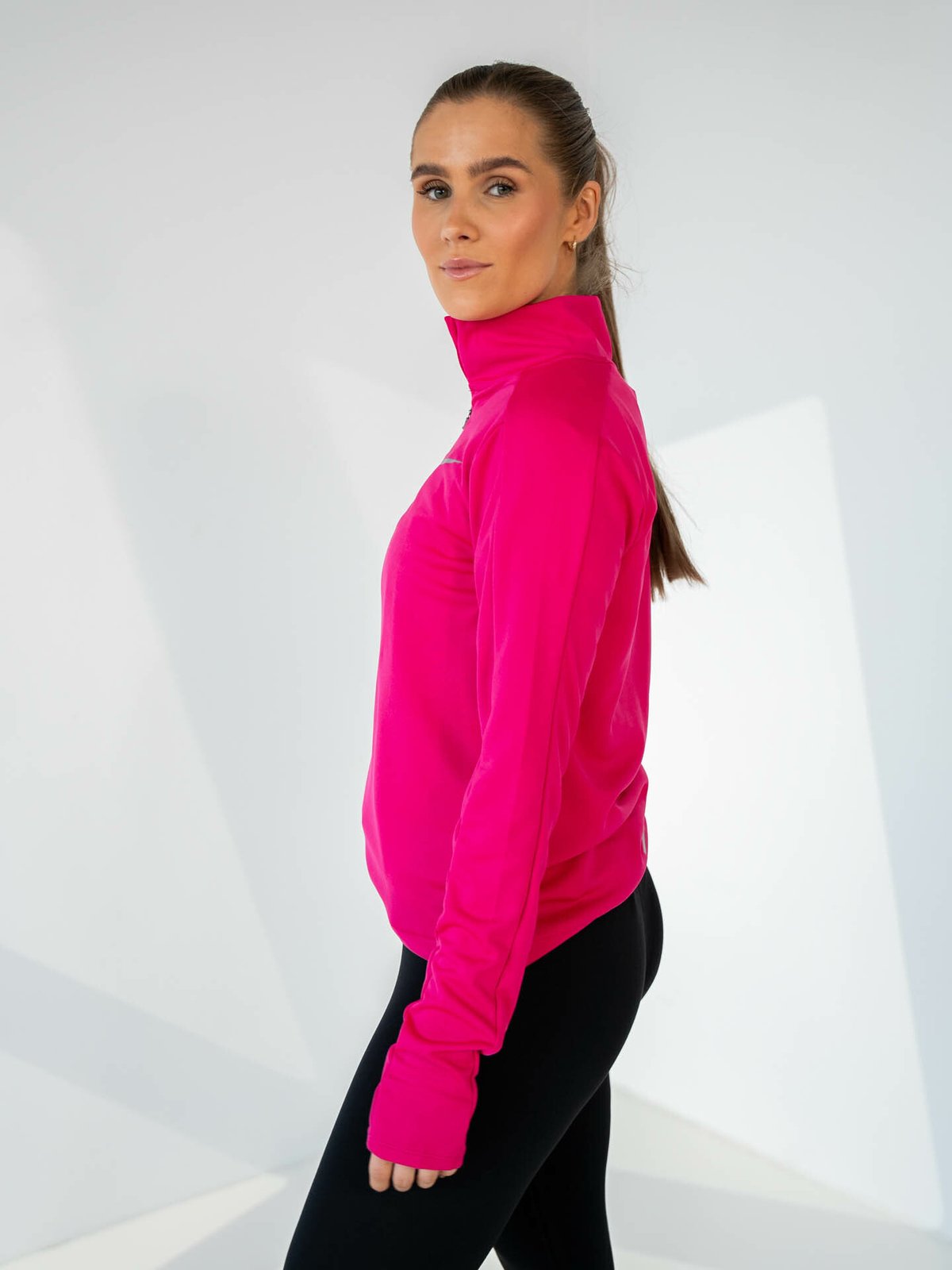Nike Dri-Fit Pacer Half-Zip Fireberry