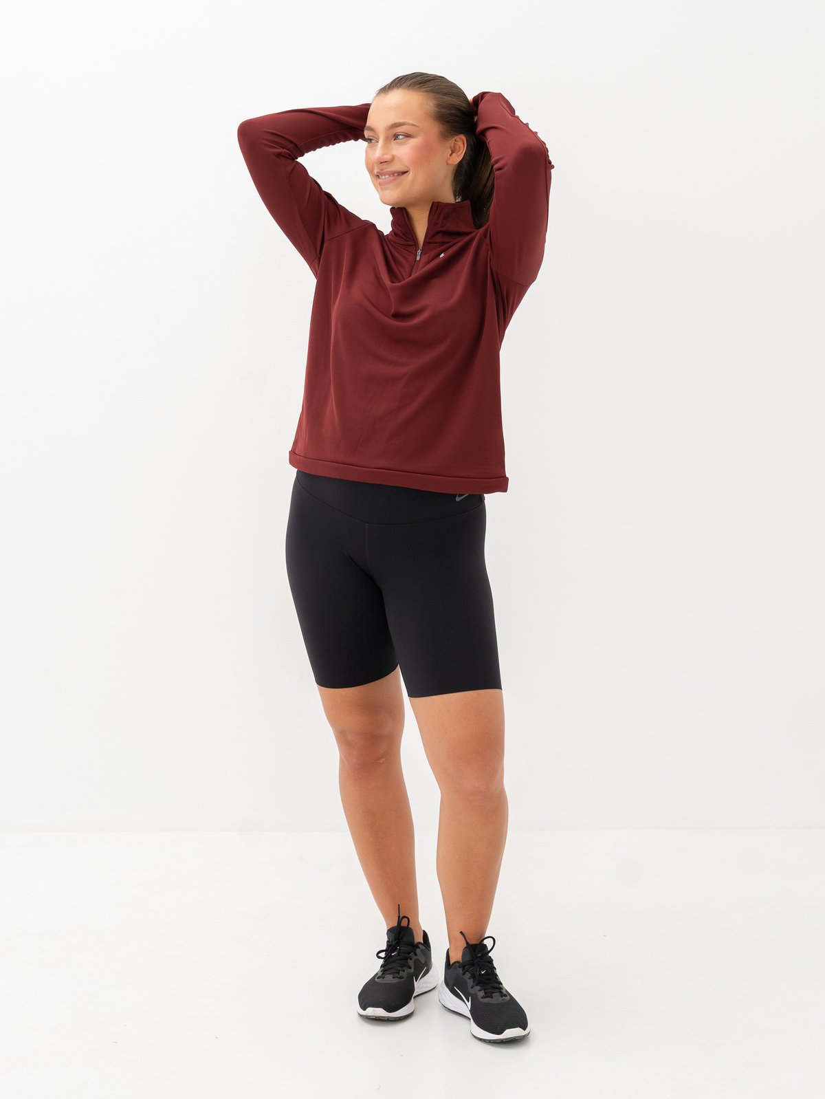 Nike Dri-Fit Pacer Half-Zip Dark Team Red / Reflective Silver