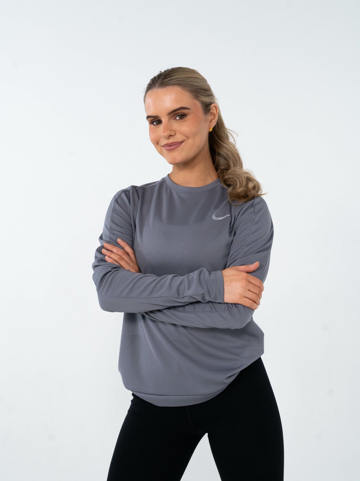 Nike Dri-Fit Pacer Crew Smoke Grey