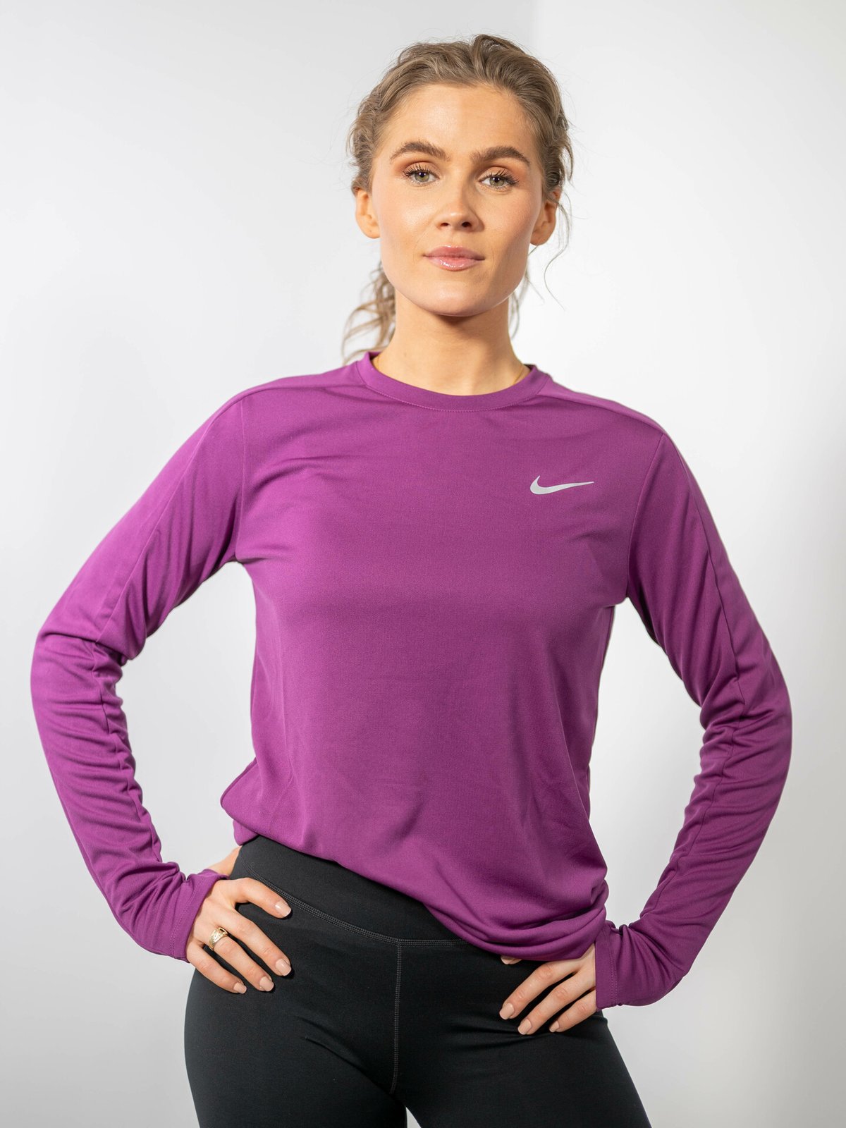 Nike Dri-Fit Pacer Crew Lilla