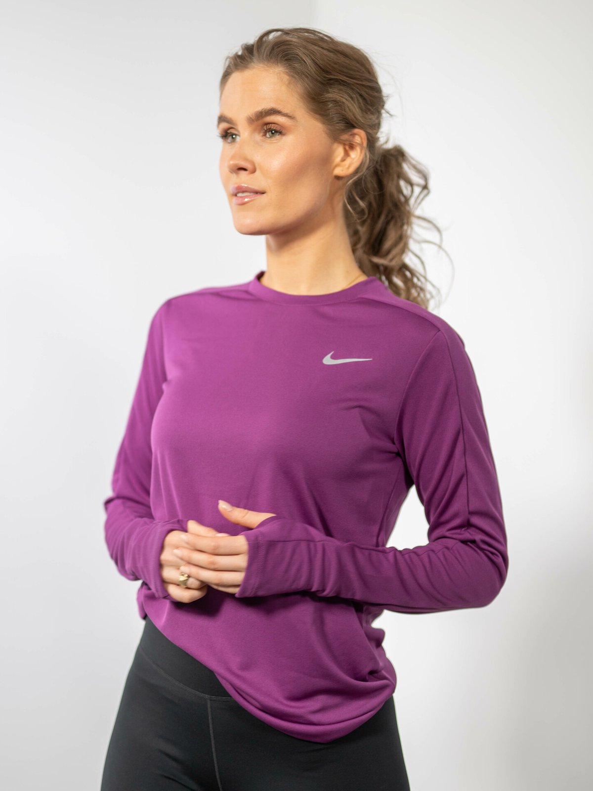 Nike Dri-Fit Pacer Crew Lilla