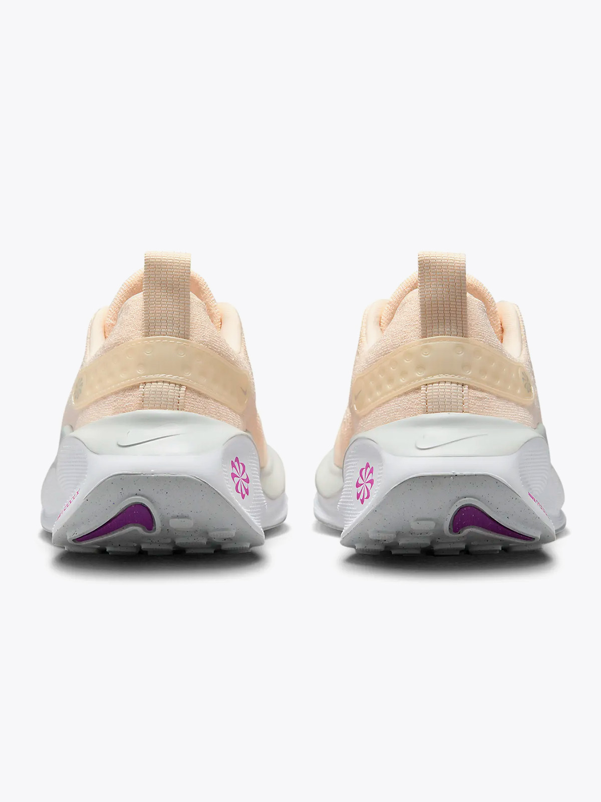 Nike React Infinity Run Flyknit 4 Guava Ice/Photon Dust/Hvit/Vivid Purple