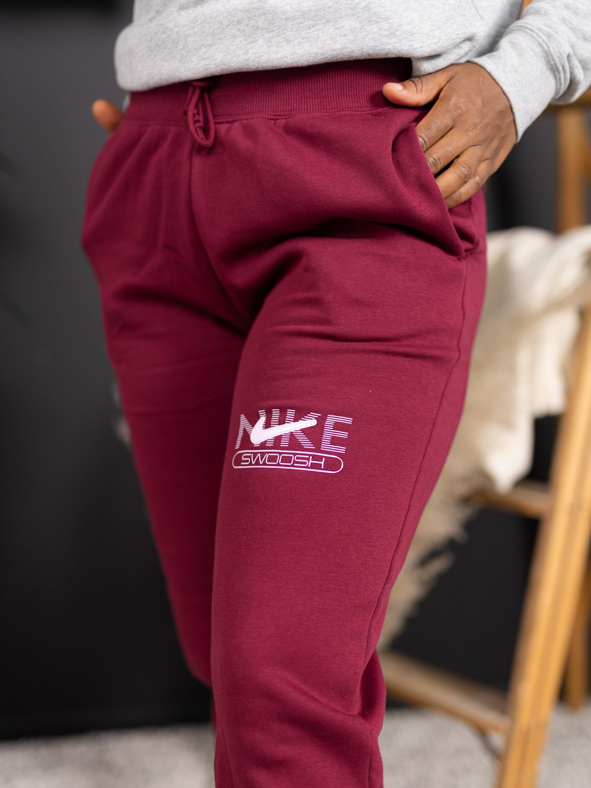 Nike Swoosh Sportswear Fleece Jogger Dark Beetroot/Doll