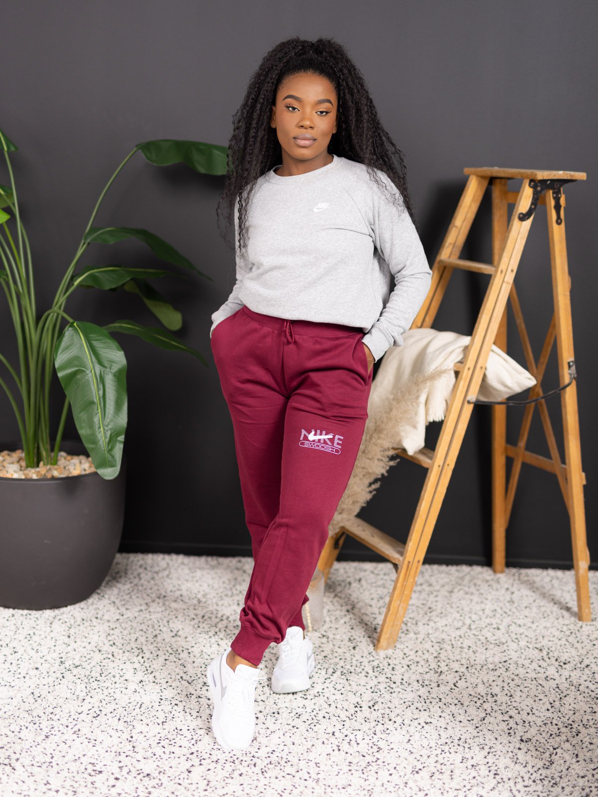 Nike Swoosh Sportswear Fleece Jogger Dark Beetroot/Doll