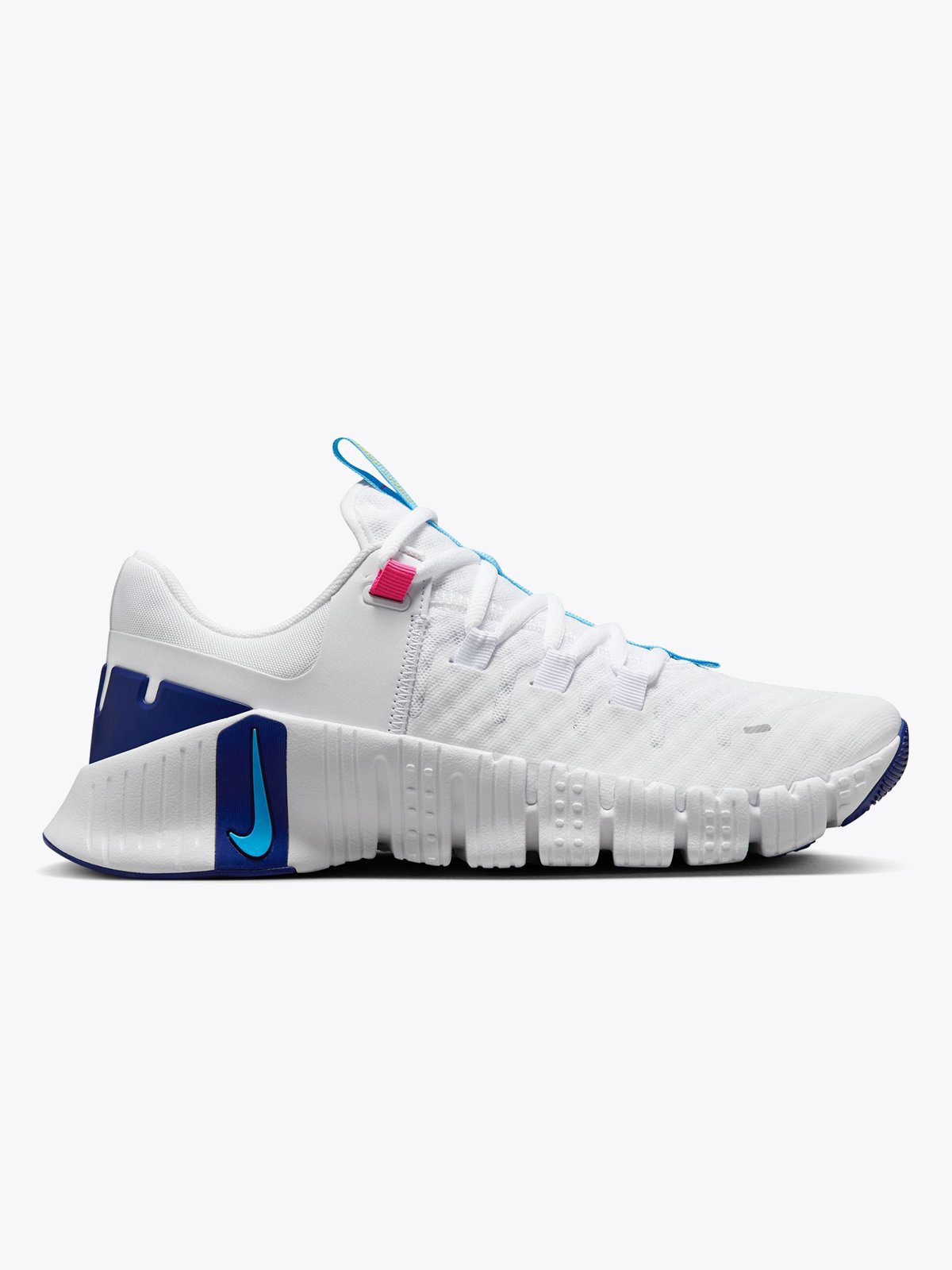 Nike Free Metcon 5 White / Aquarius Blue-Fierce Pink