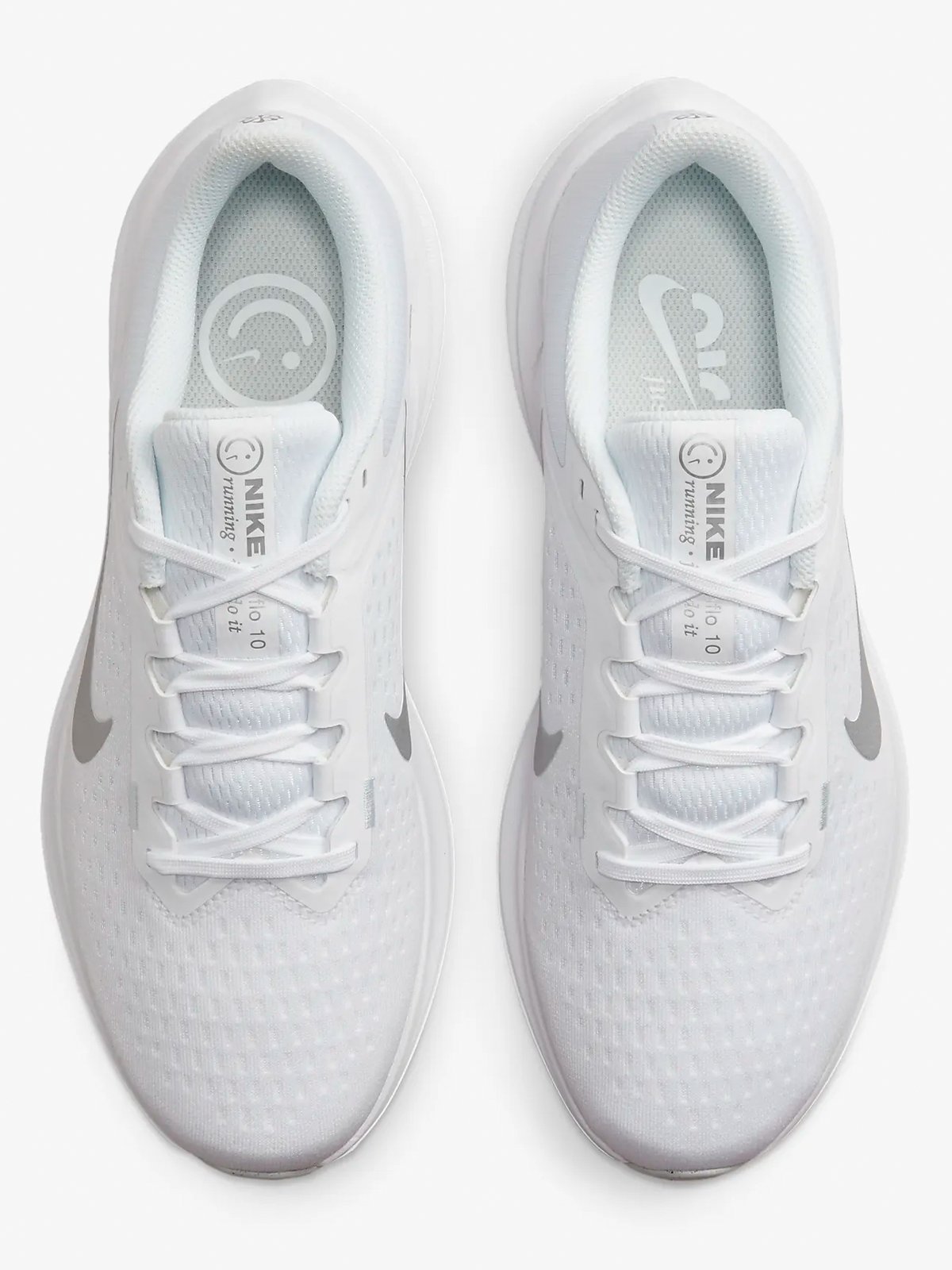 Nike Winflo 10 Hvit / Pure Platinum / Metallic Silver