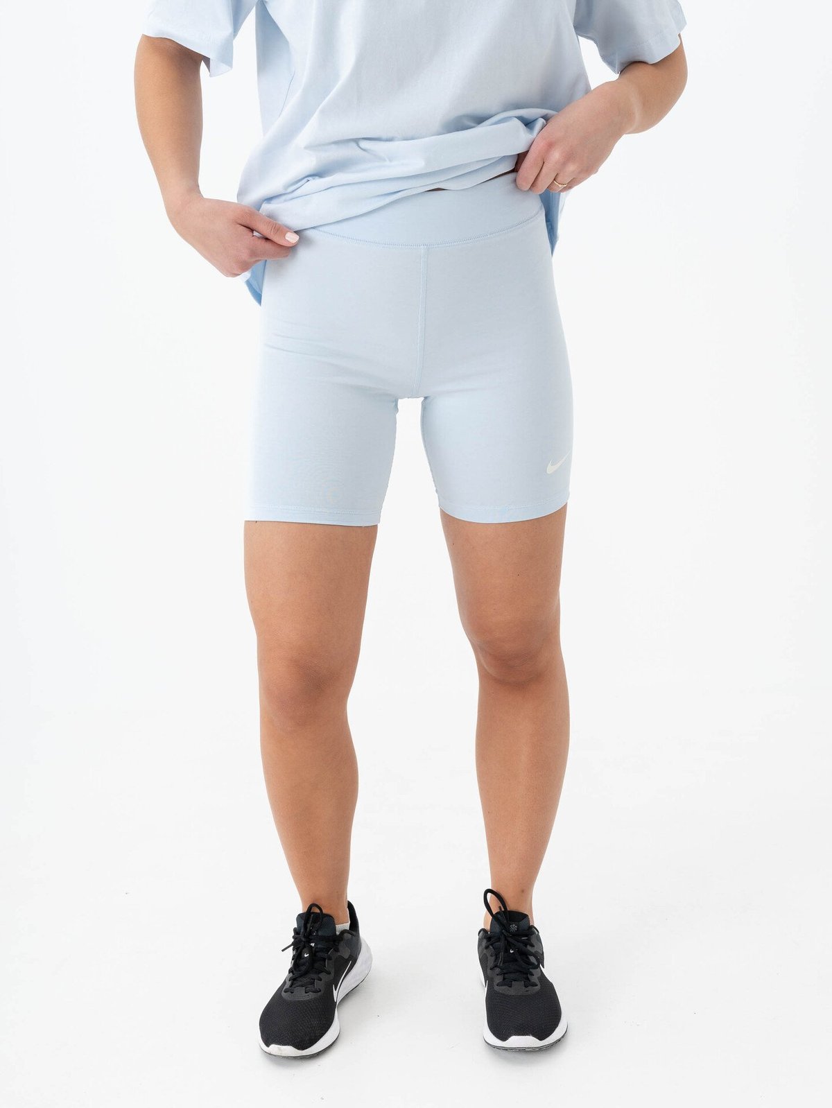 Nike Classic High-Rise 8" Shorts Blue Tint / Sail