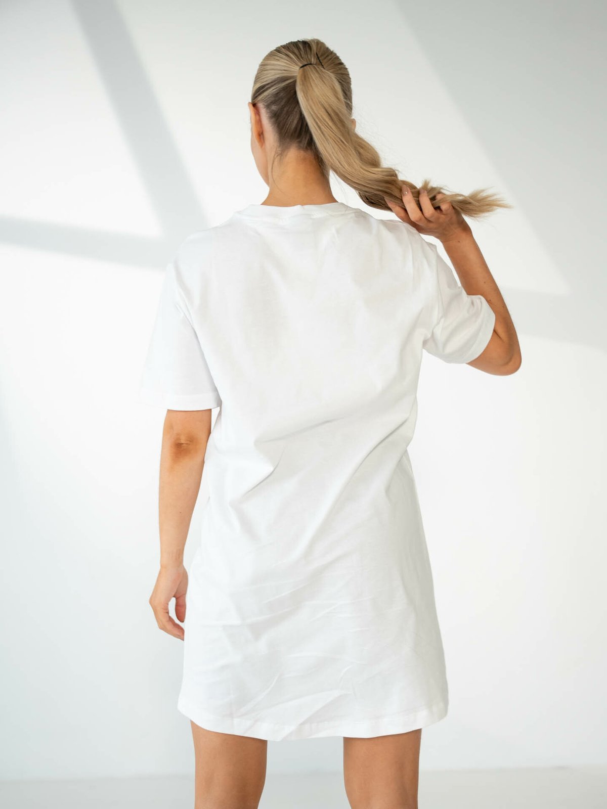 Nike Essential Short Sleeve Dress Tee Hvit/Svart