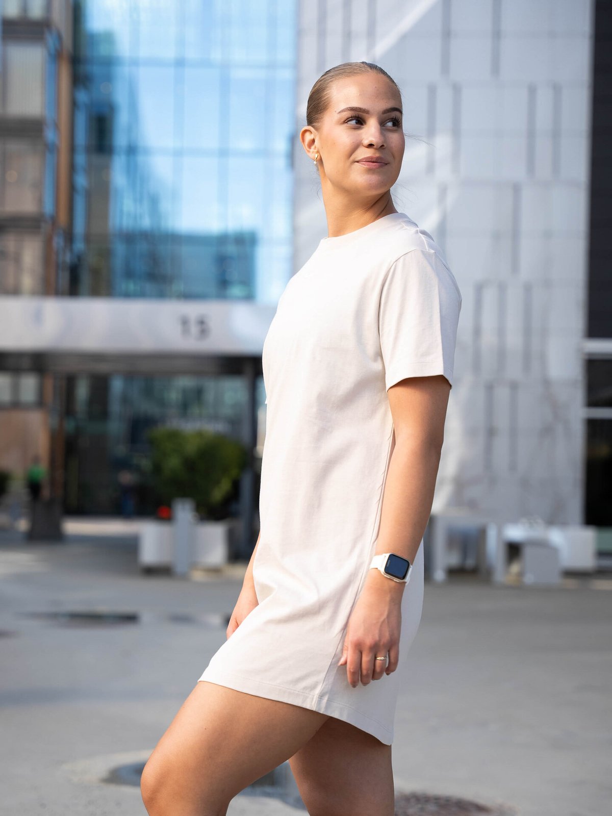 Nike Essential Short Sleeve Dress Tee Orewood Brown / Sail