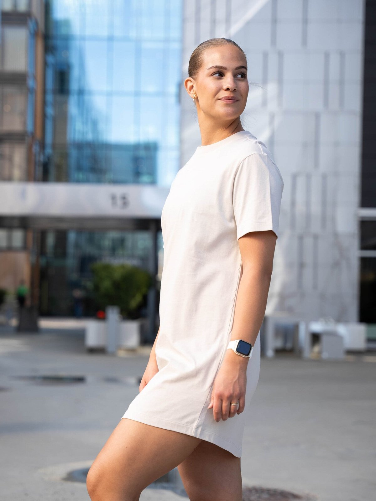 Nike Essential Short Sleeve Dress Tee Orewood Brown / Sail