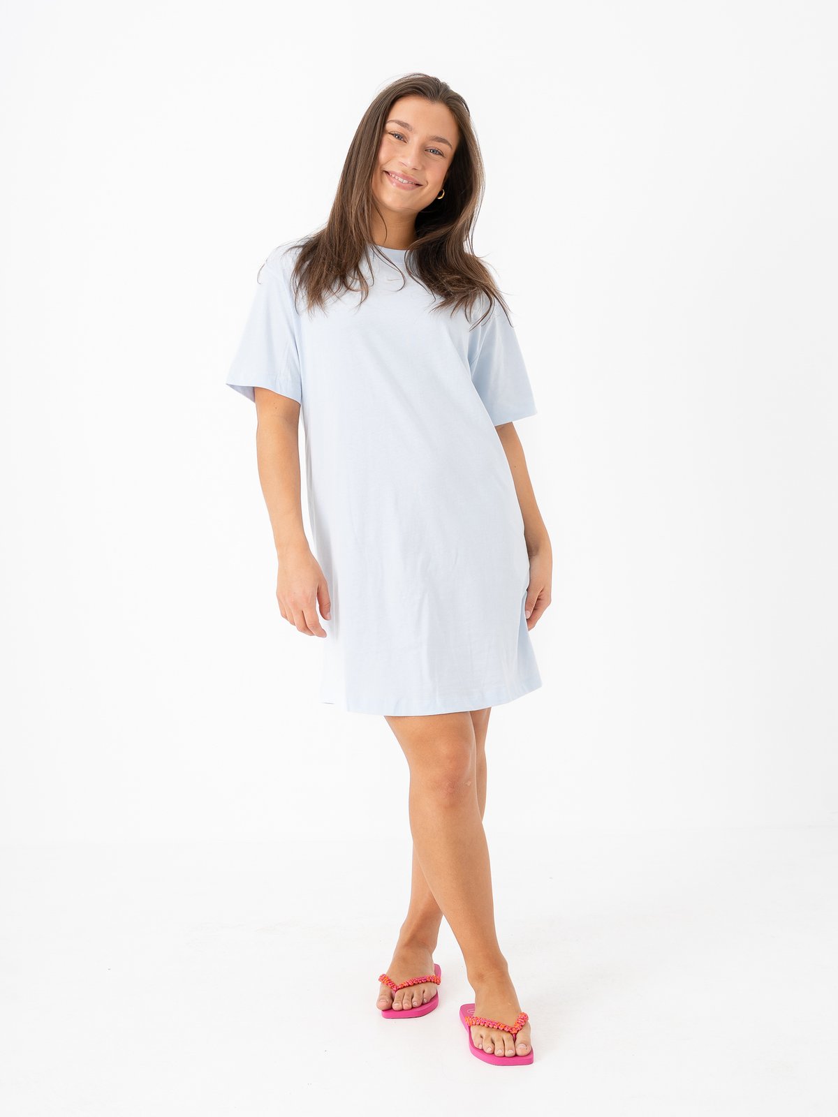 Nike Essential Short Sleeve Dress Tee Blue tint / sail