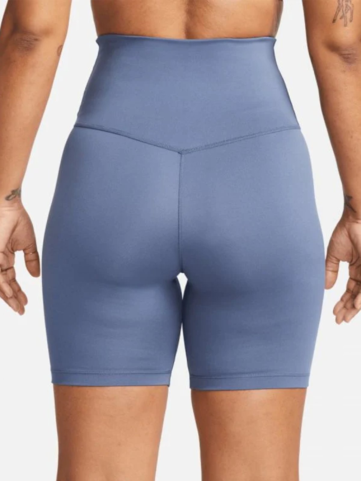 Nike One Dri-Fit High-Rise 7-inch Shorts Blå